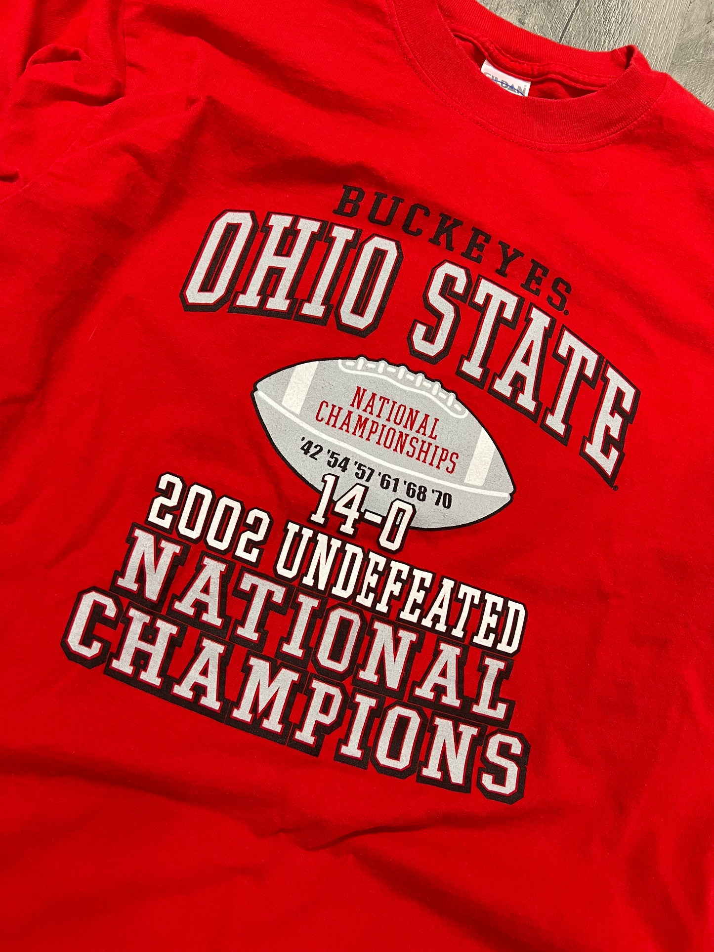 Vintage Ohio State National Champs Long Sleeve Tee