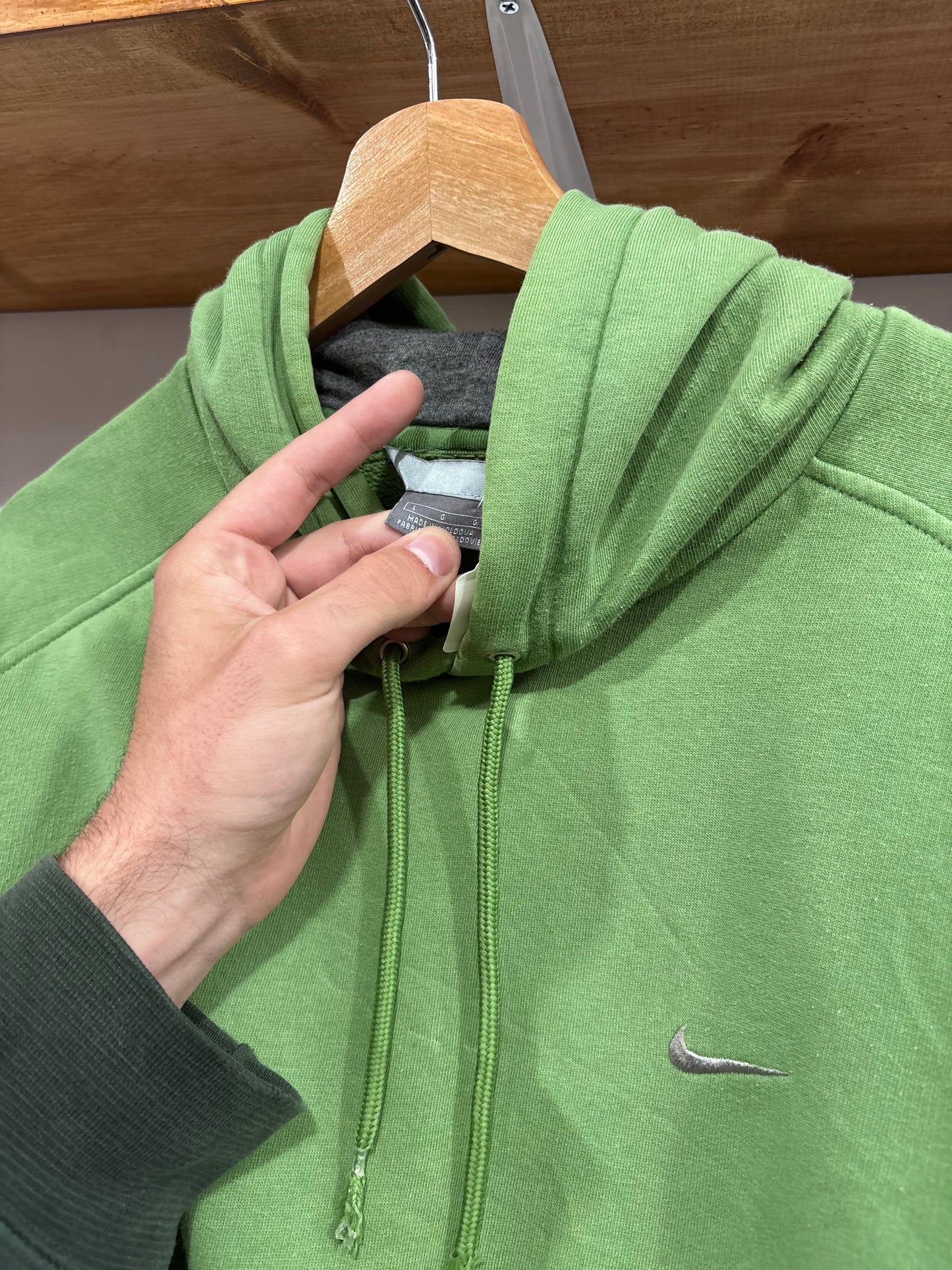 Vintage Nike Green Hoodie