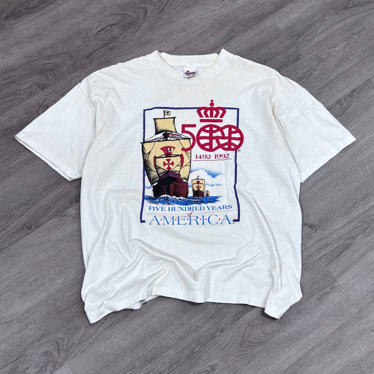 Vintage 500 Years Of America Tee