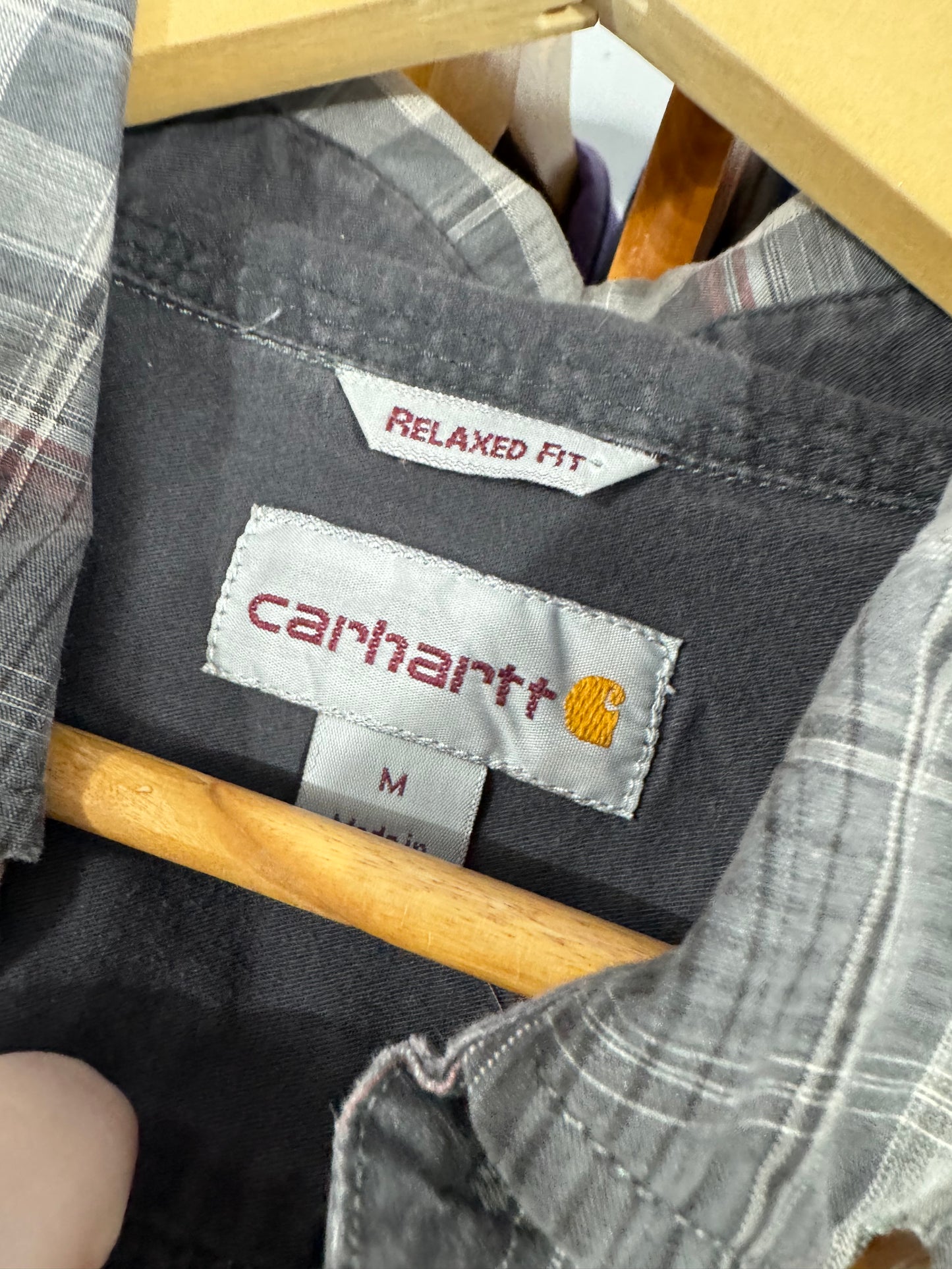 Vintage Carhartt Cropped Flannel