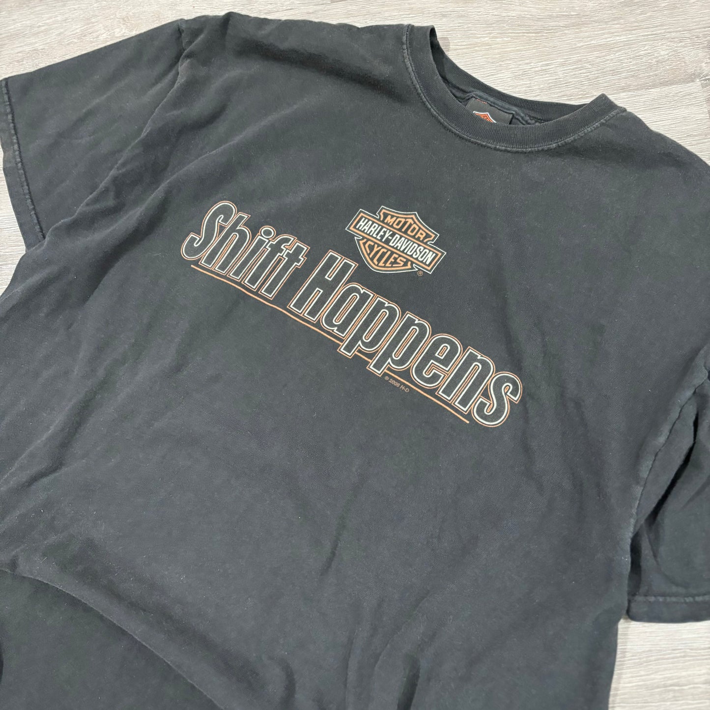 Vintage Harley Davidson “Shift Happens” Tee