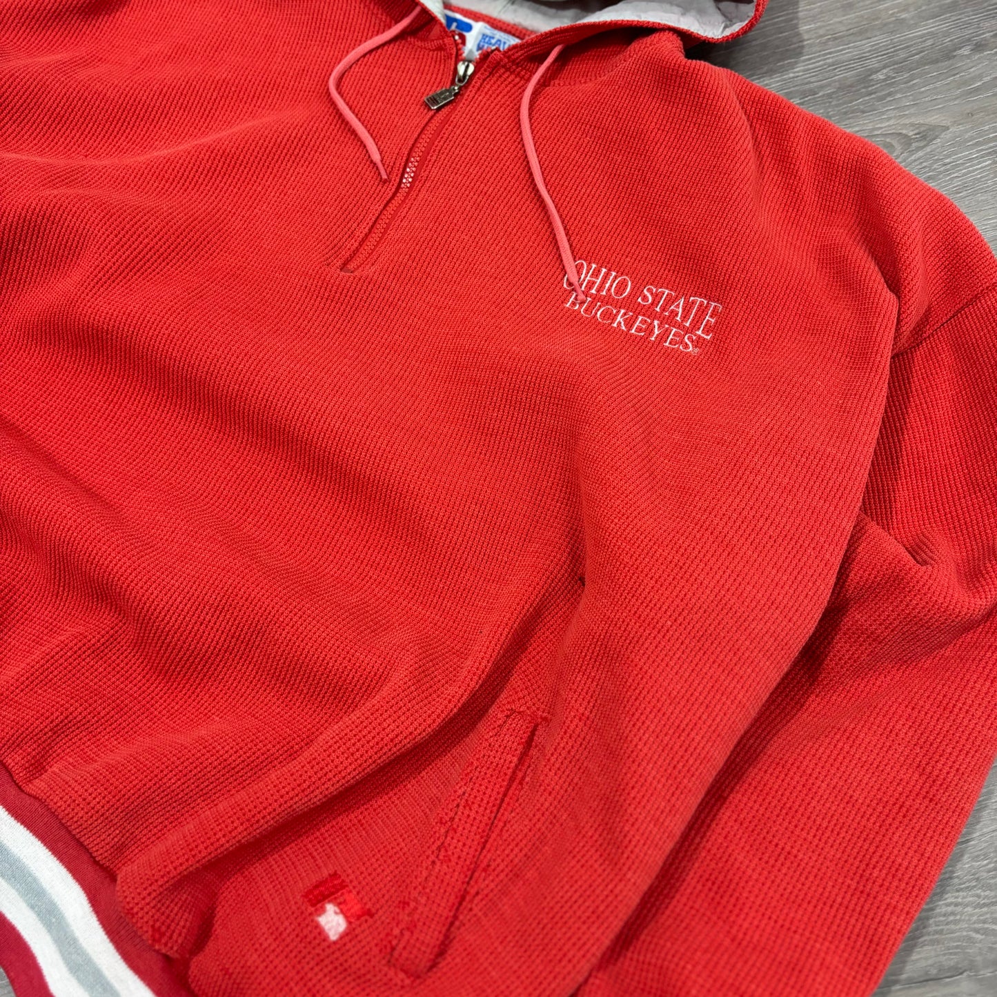Vintage Ohio State Russell 1/4 Zip Hoodie