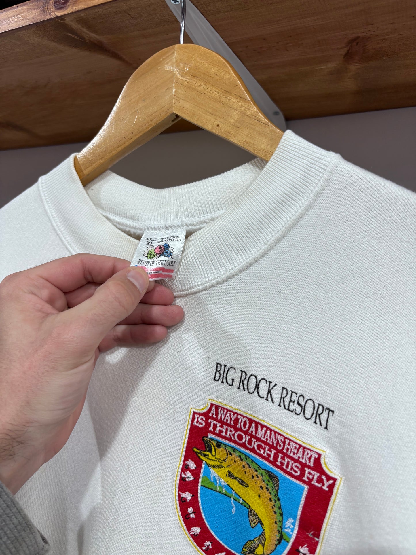 Vintage June Lake Fishing Crewneck