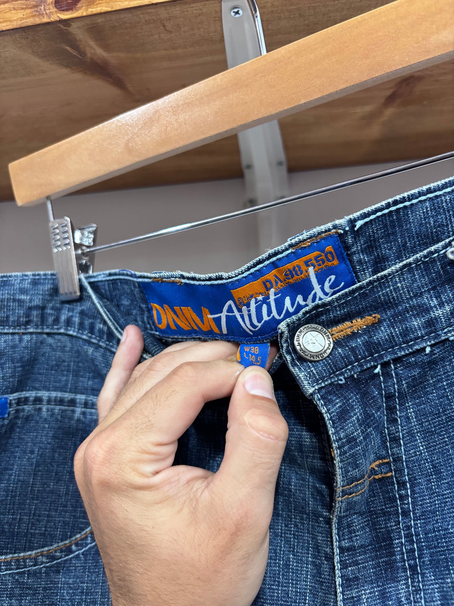 Vintage DNM Attitude Baggy Jean Shorts