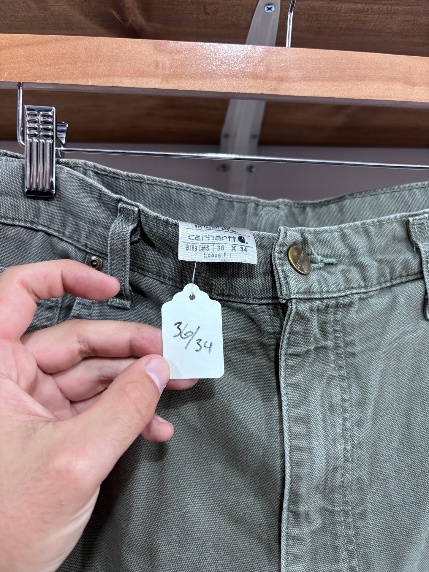 Vintage Carhartt Green Carpenter Pants