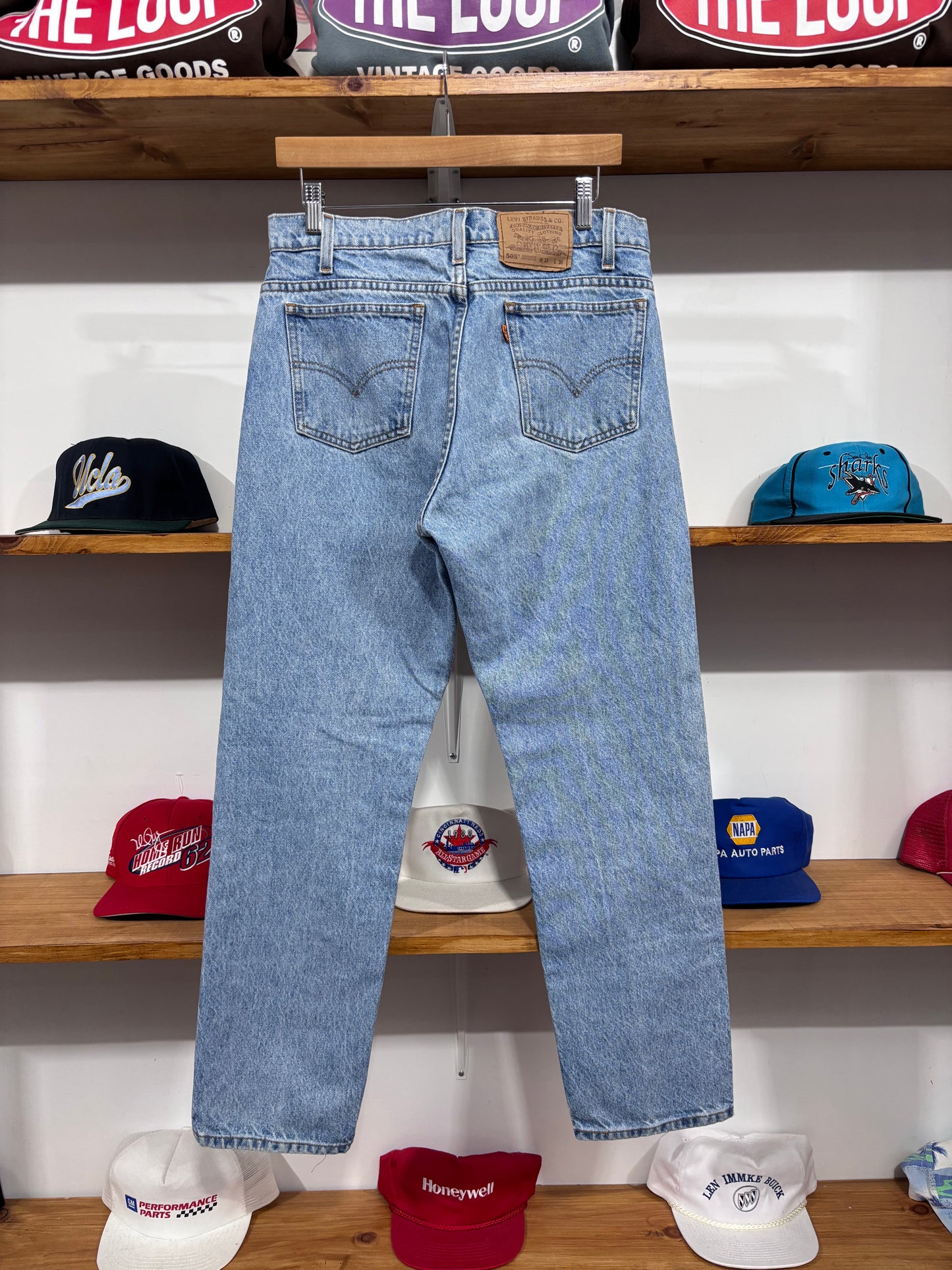 Vintage Levi’s 505 Orange Tab Jeans