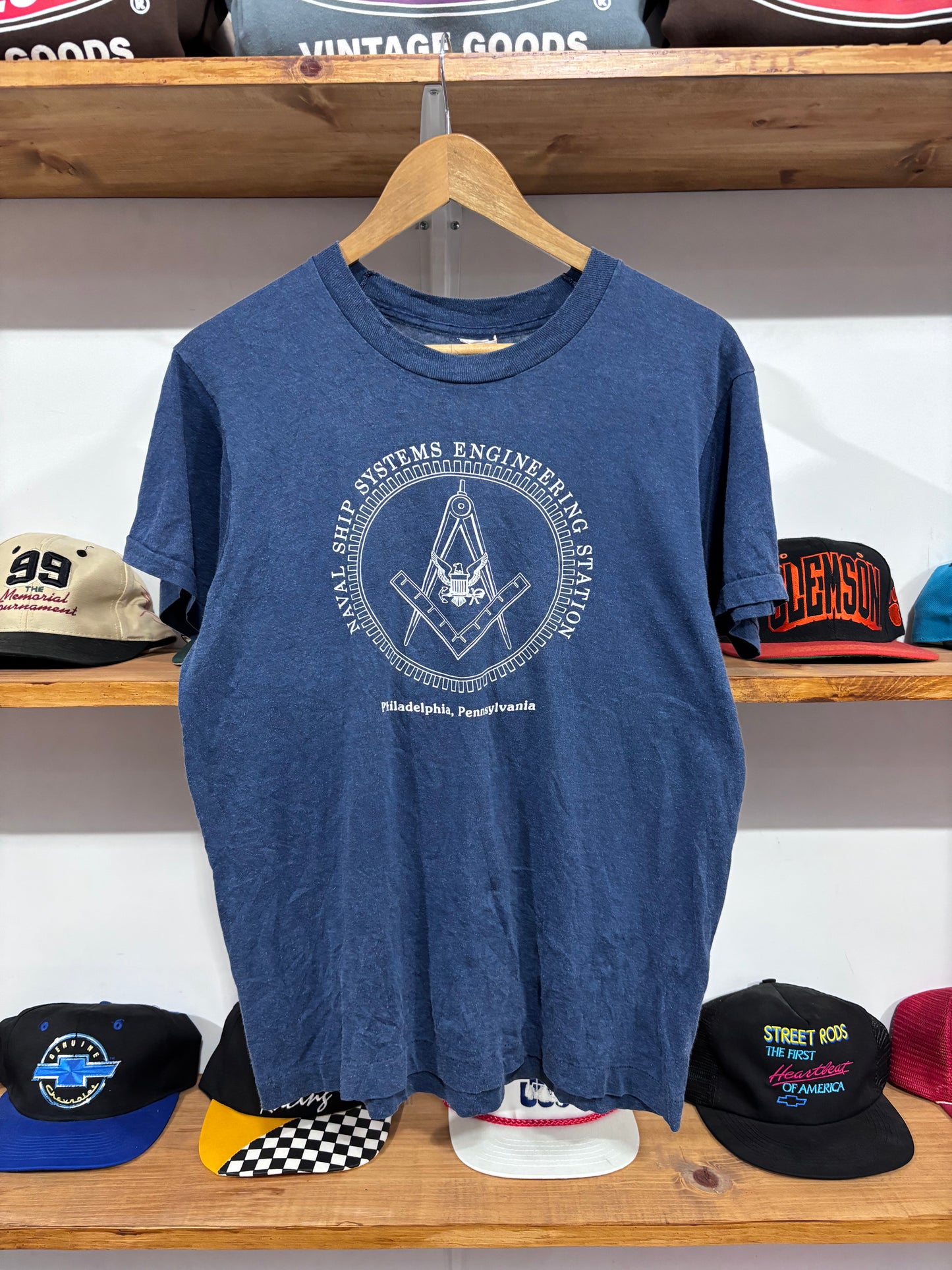 Vintage Naval Ship Engineering Tee