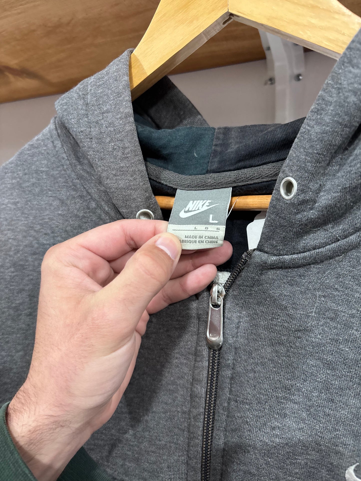 Vintage Nike Gray Hoodie