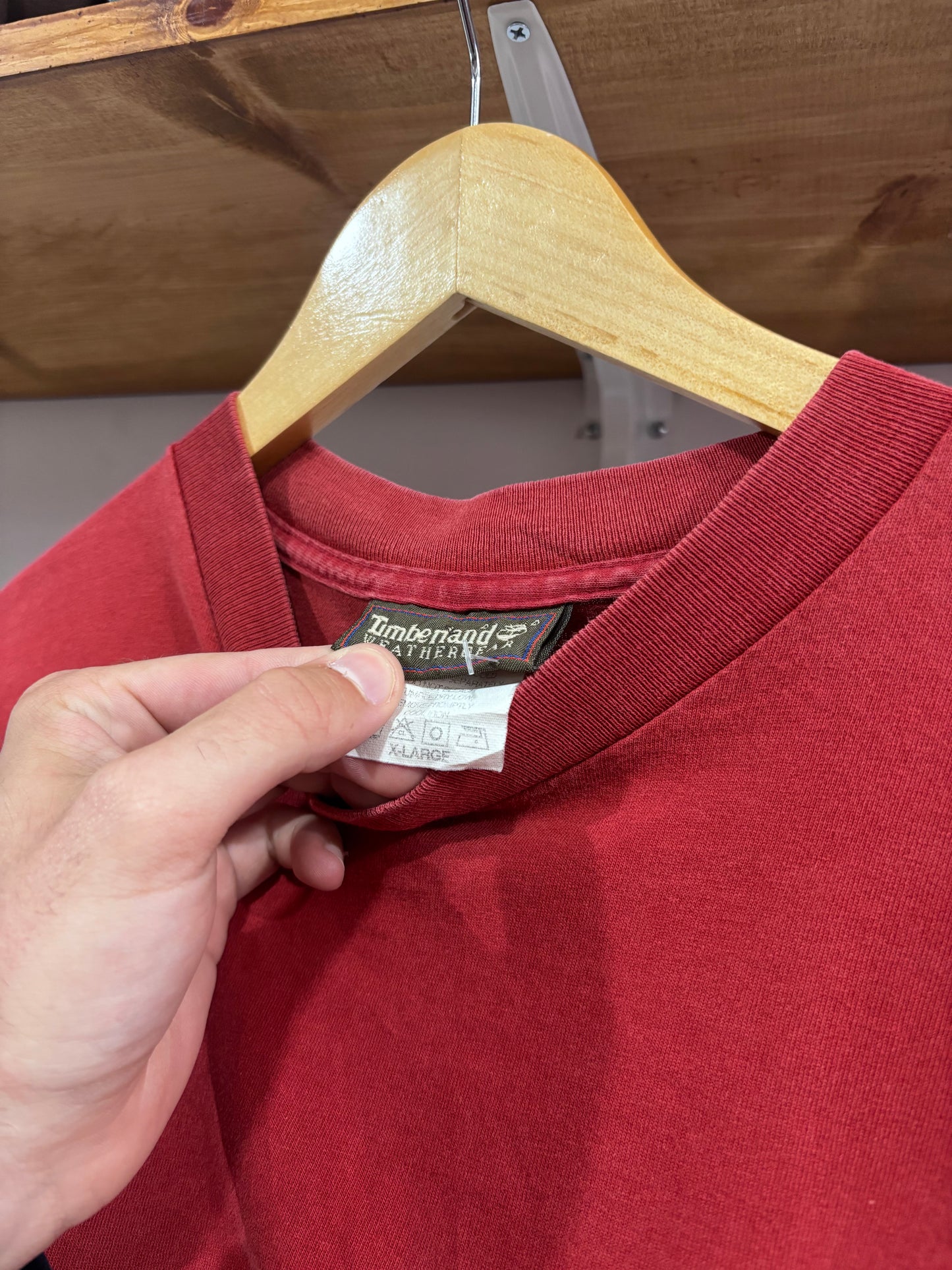 Vintage Timberland Red Tee
