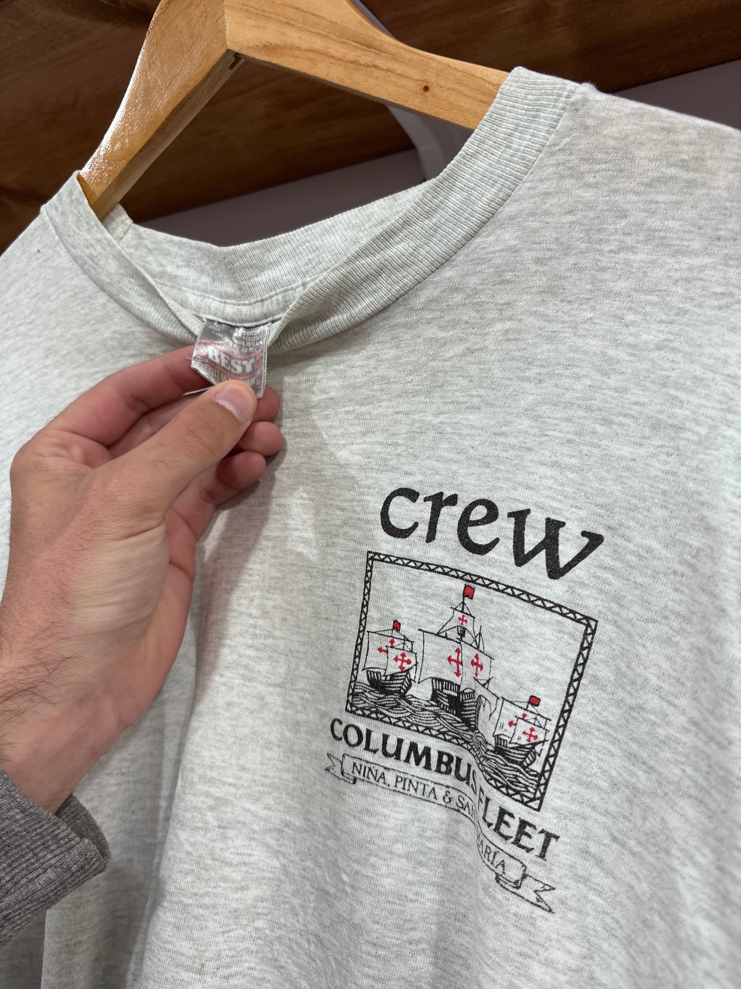 Vintage Columbus Fleet Crew Long Sleeve