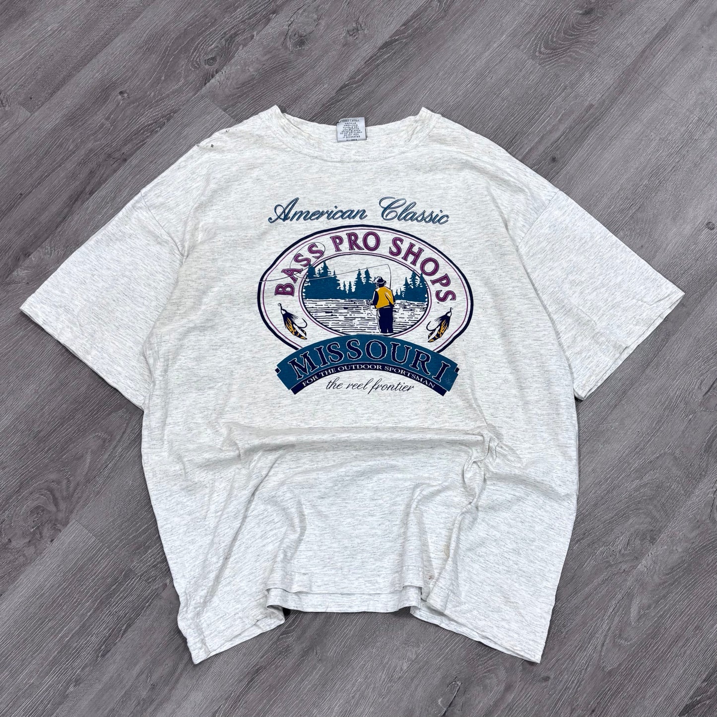 Vintage Bass Pro Shops Fly Fishing Tee