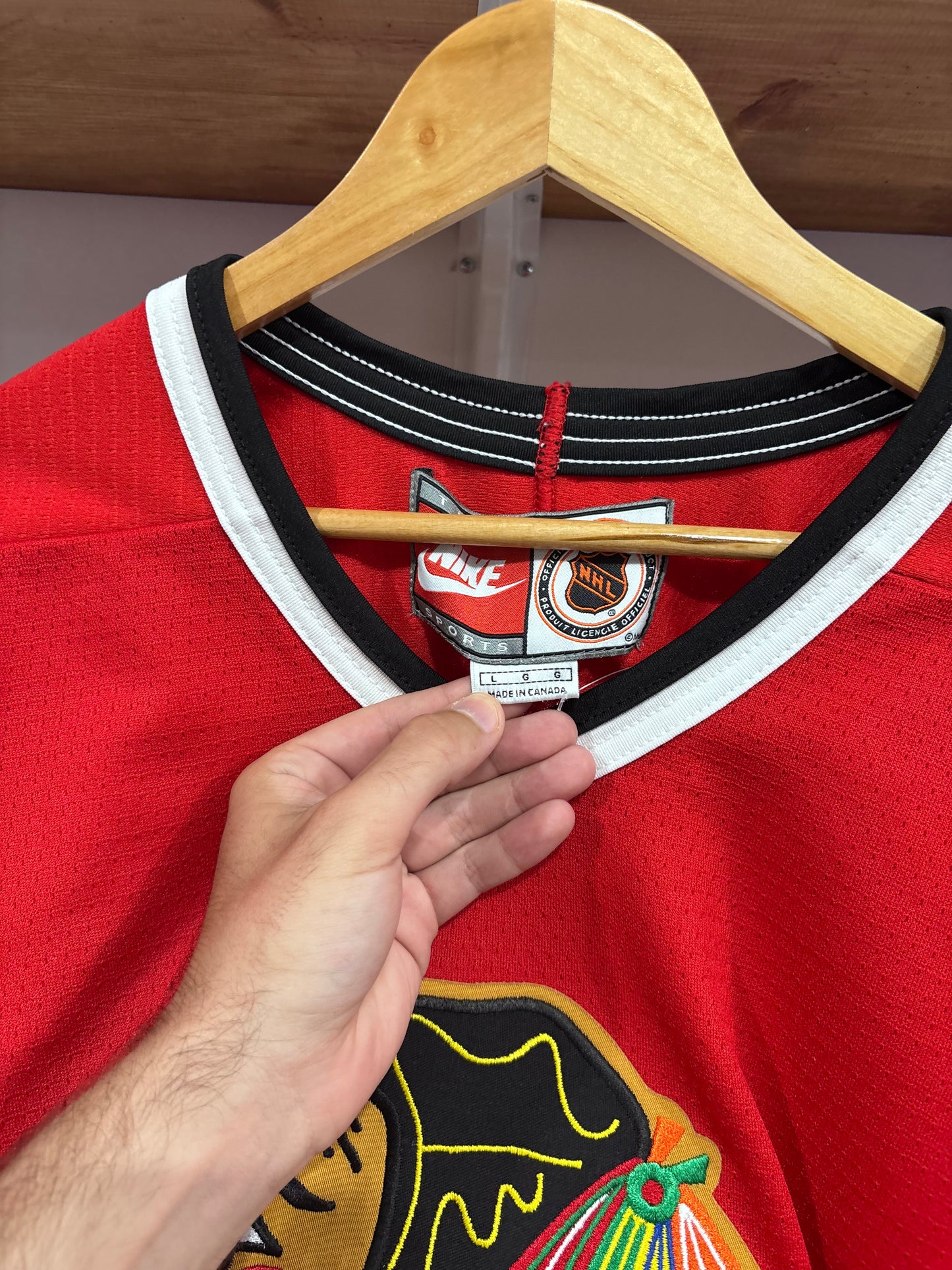 Vintage Chicago Blackhawks Nike Hockey Jersey