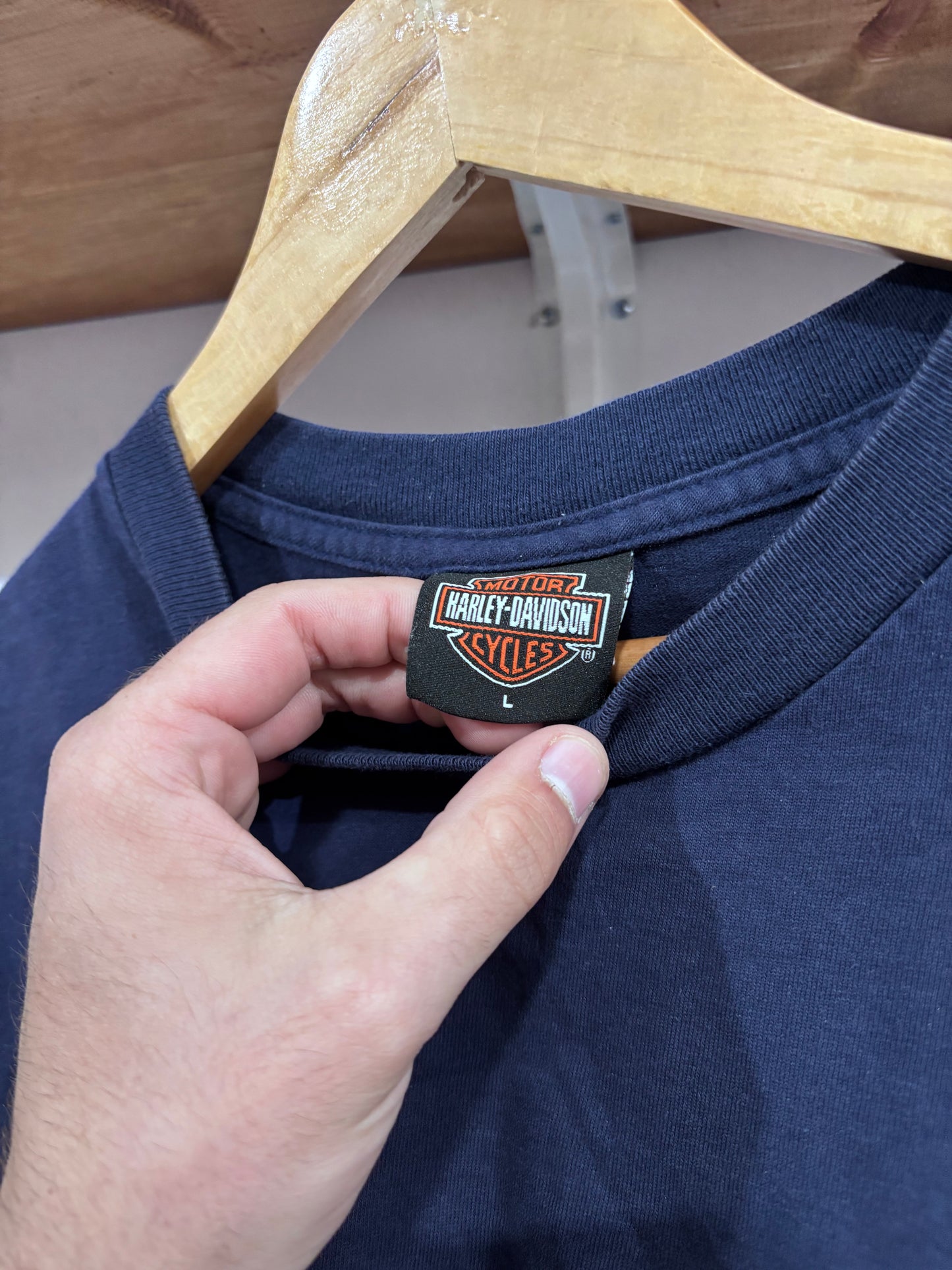 Vintage Harley Davidson Pocket Tee