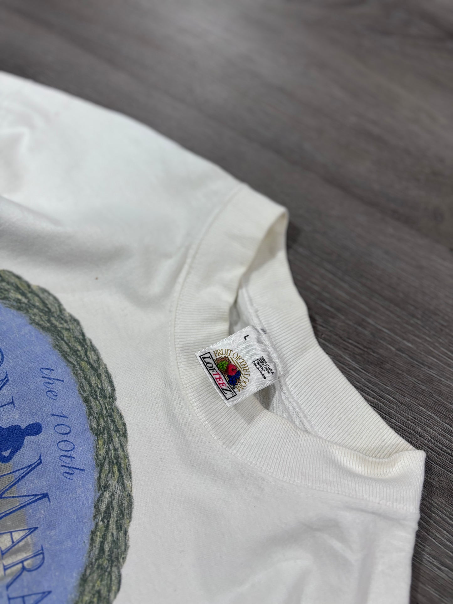 Vintage 100th Boston Marathon Tee