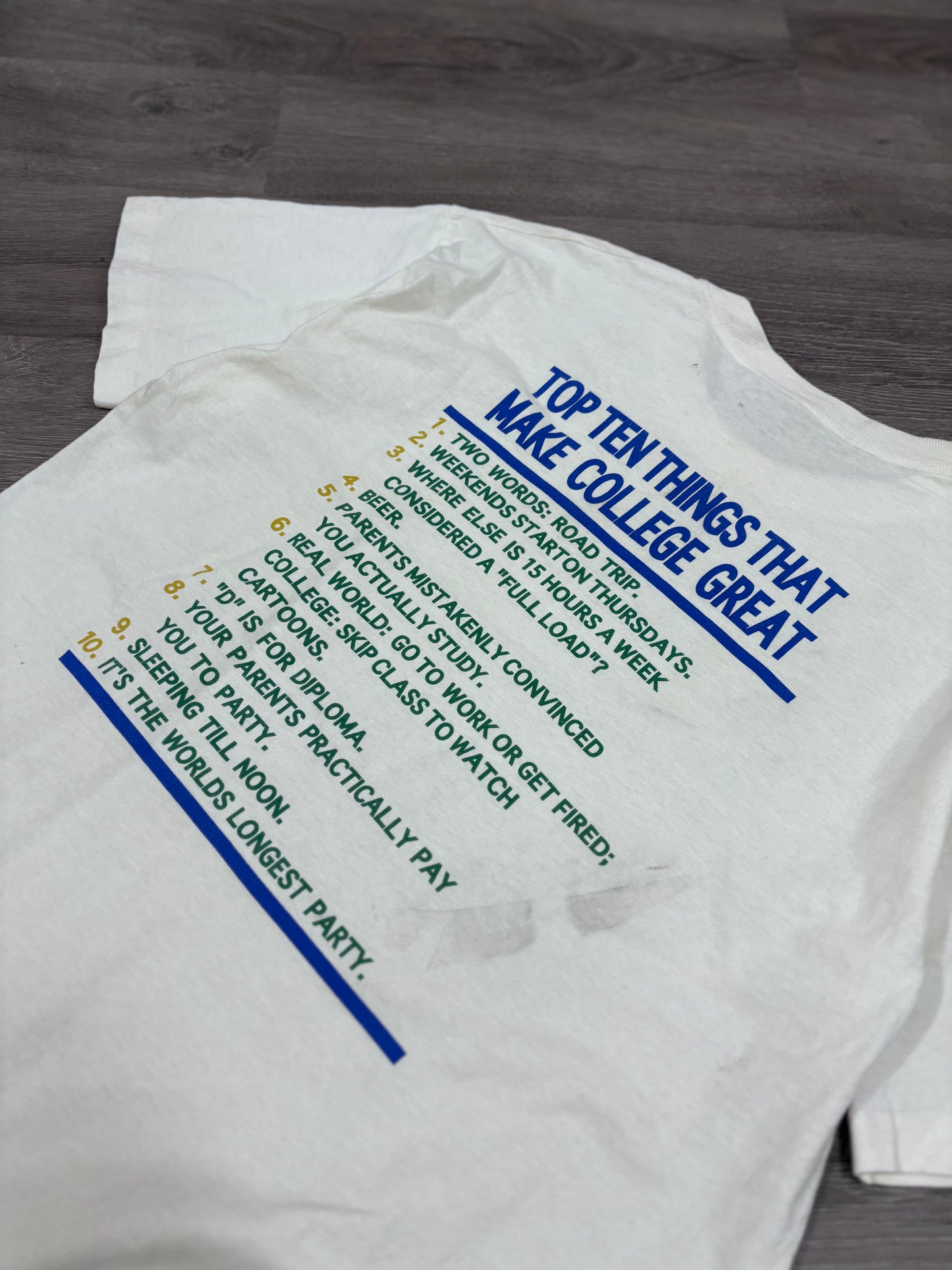 Vintage College Bar Tee