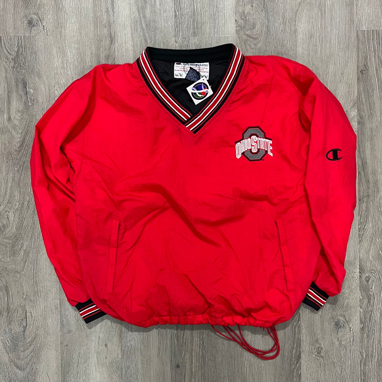 Vintage Ohio State Champion Pullover Windbreaker