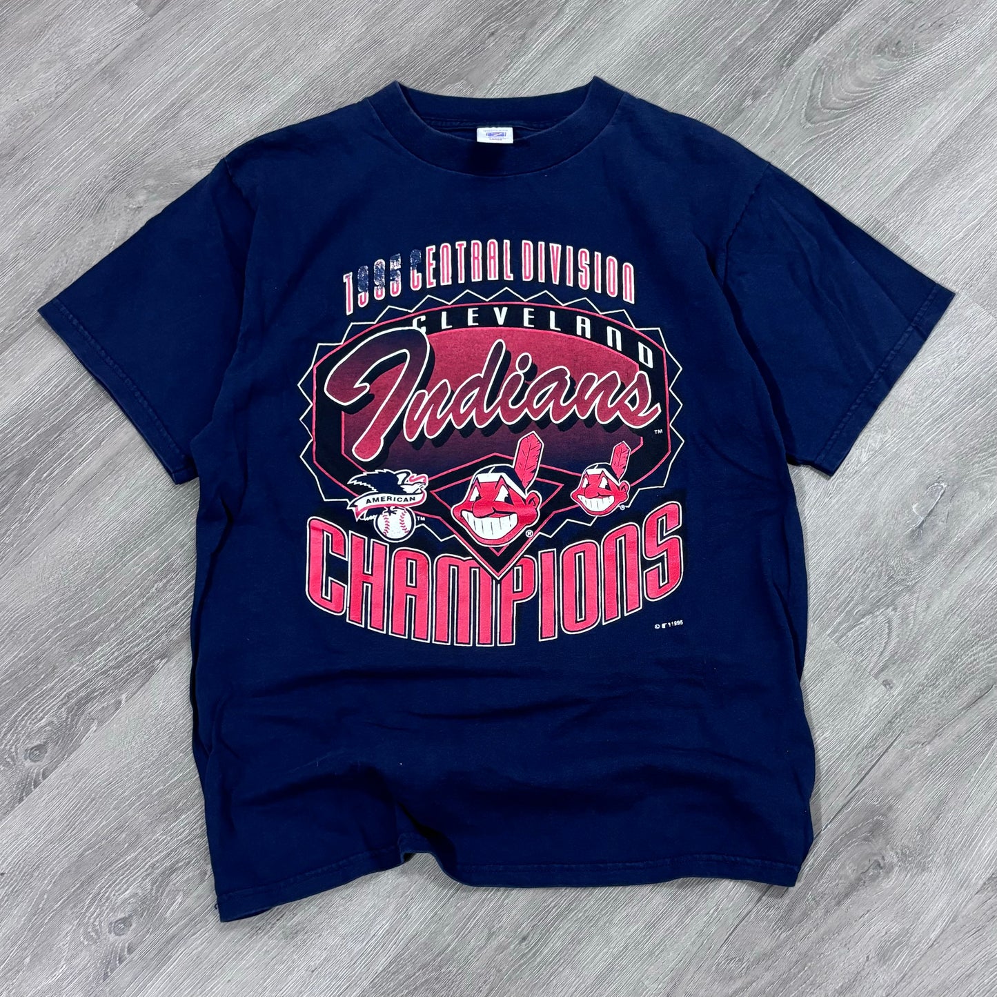 Vintage Cleveland Indians Division Champs Tee