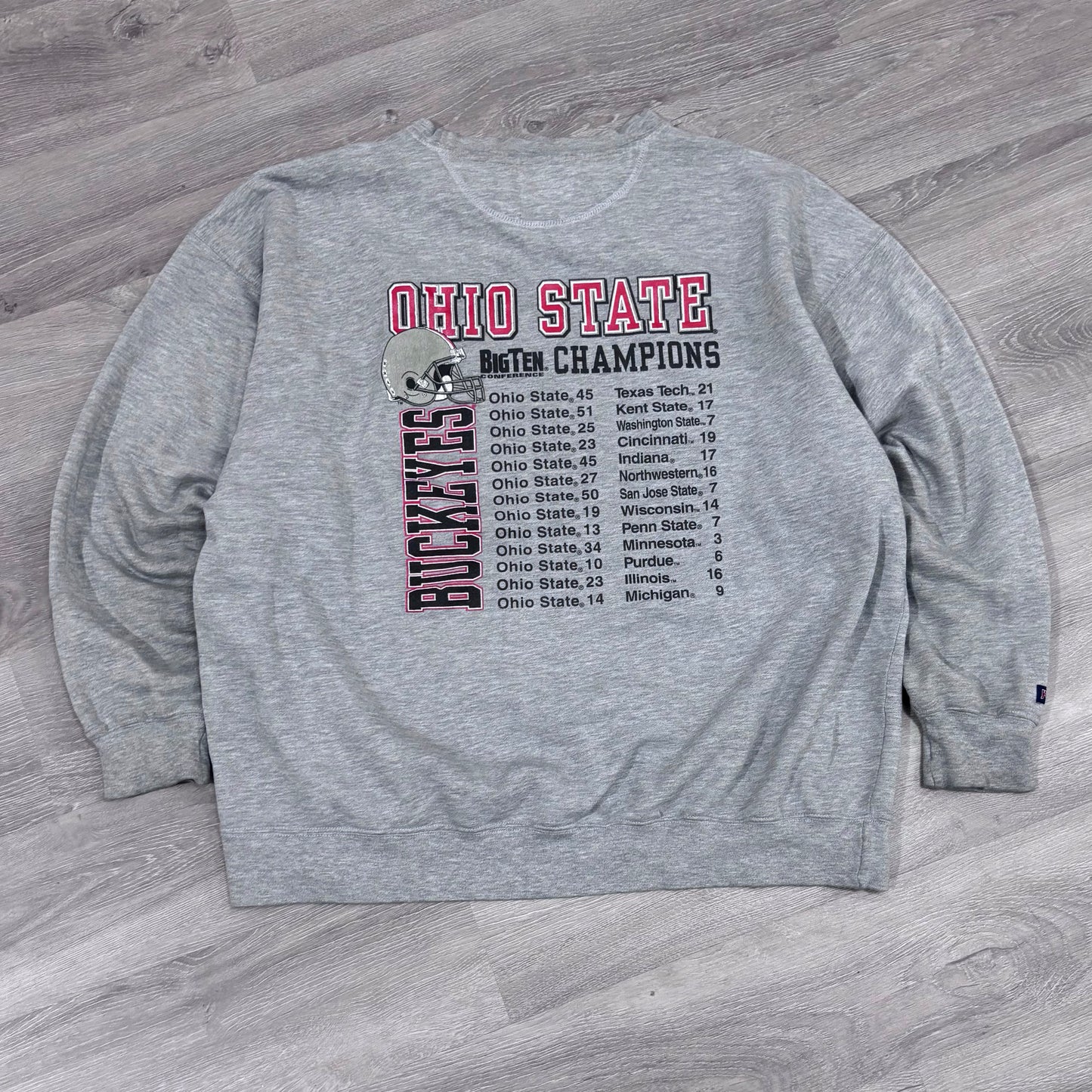 Vintage Ohio State 2002 Big Ten Champs Crew