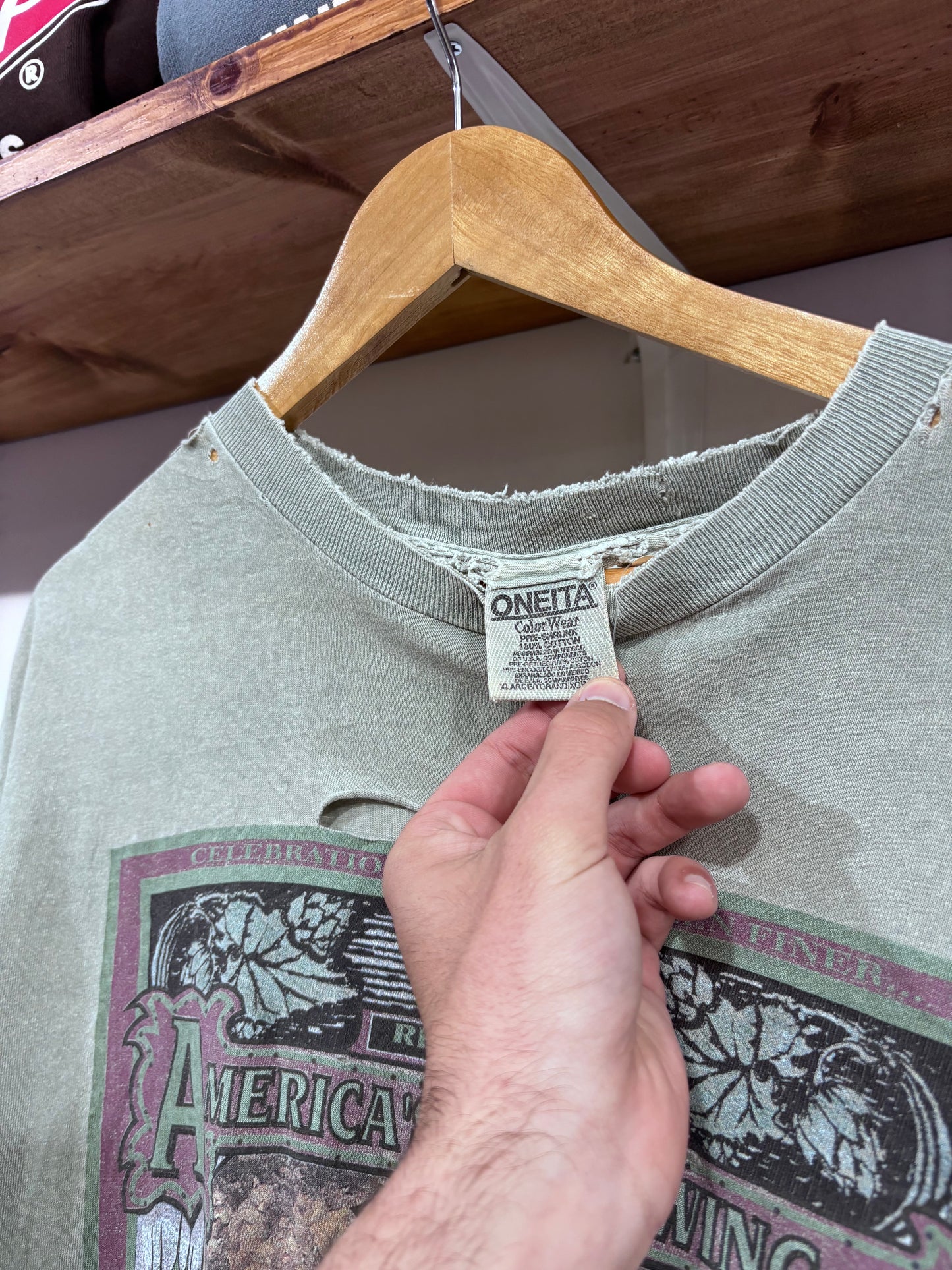 Vintage American Brewing Distressed Tee
