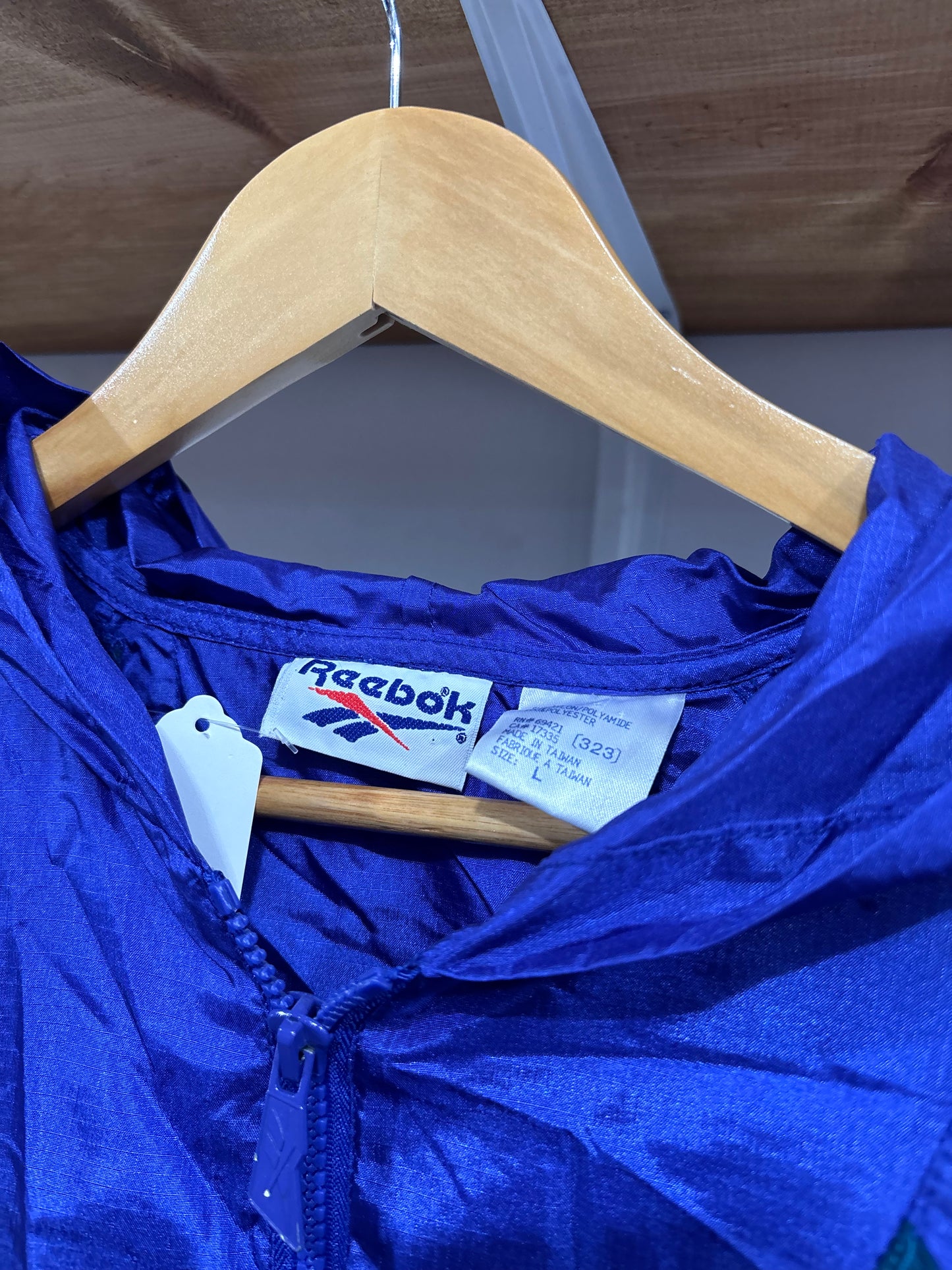 Vintage Reebok Hooded Windbreaker