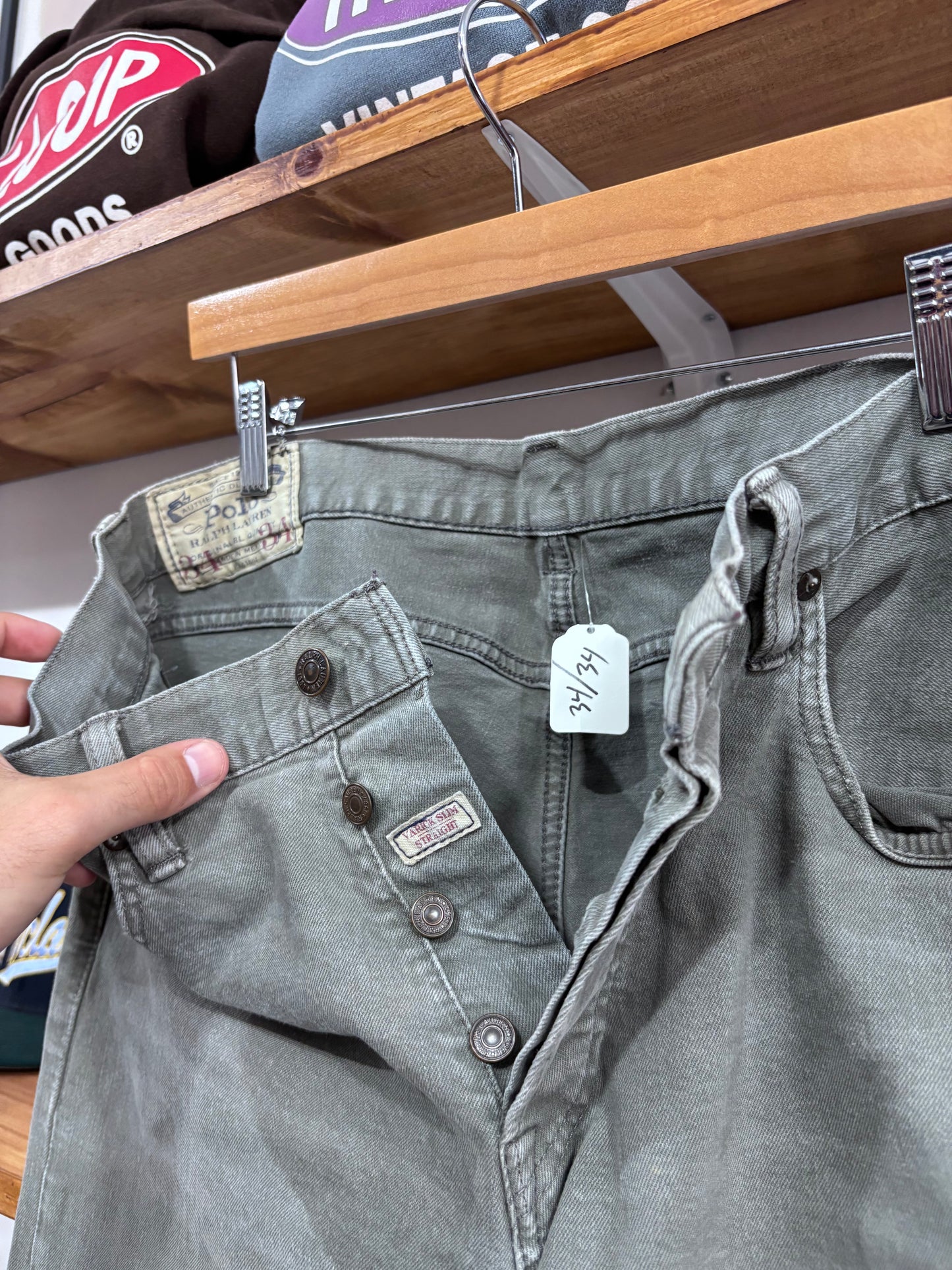 Vintage Polo Ralph Lauren Gray Jeans