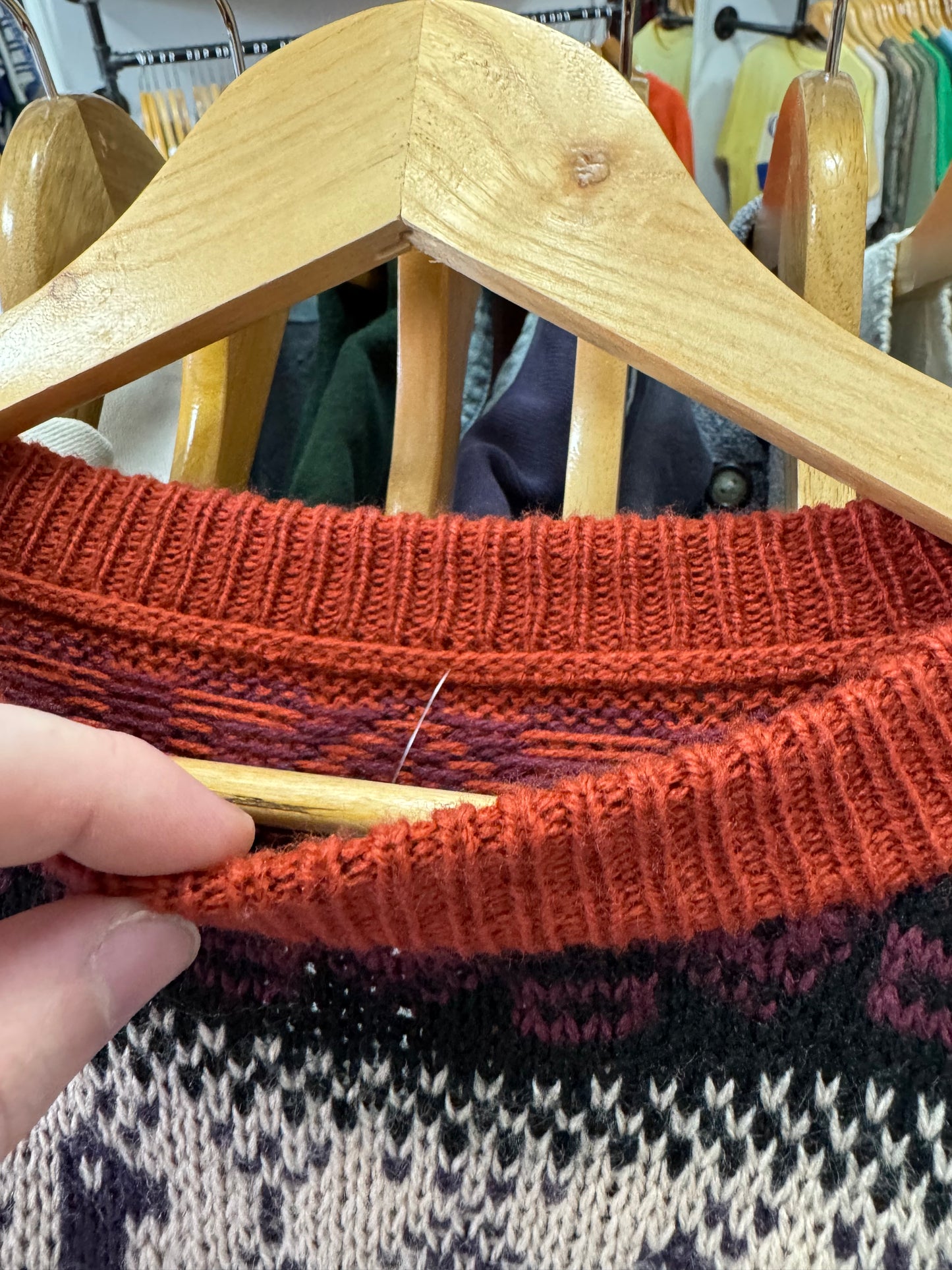Vintage Orange Sweater