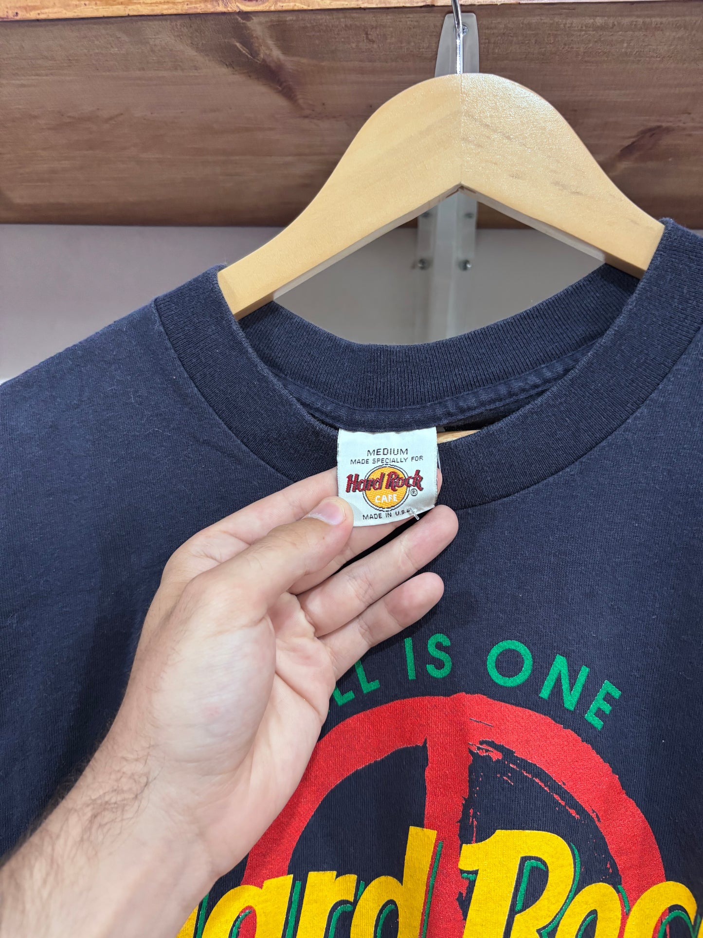 Vintage Hard Rock Cafe Navy Tee