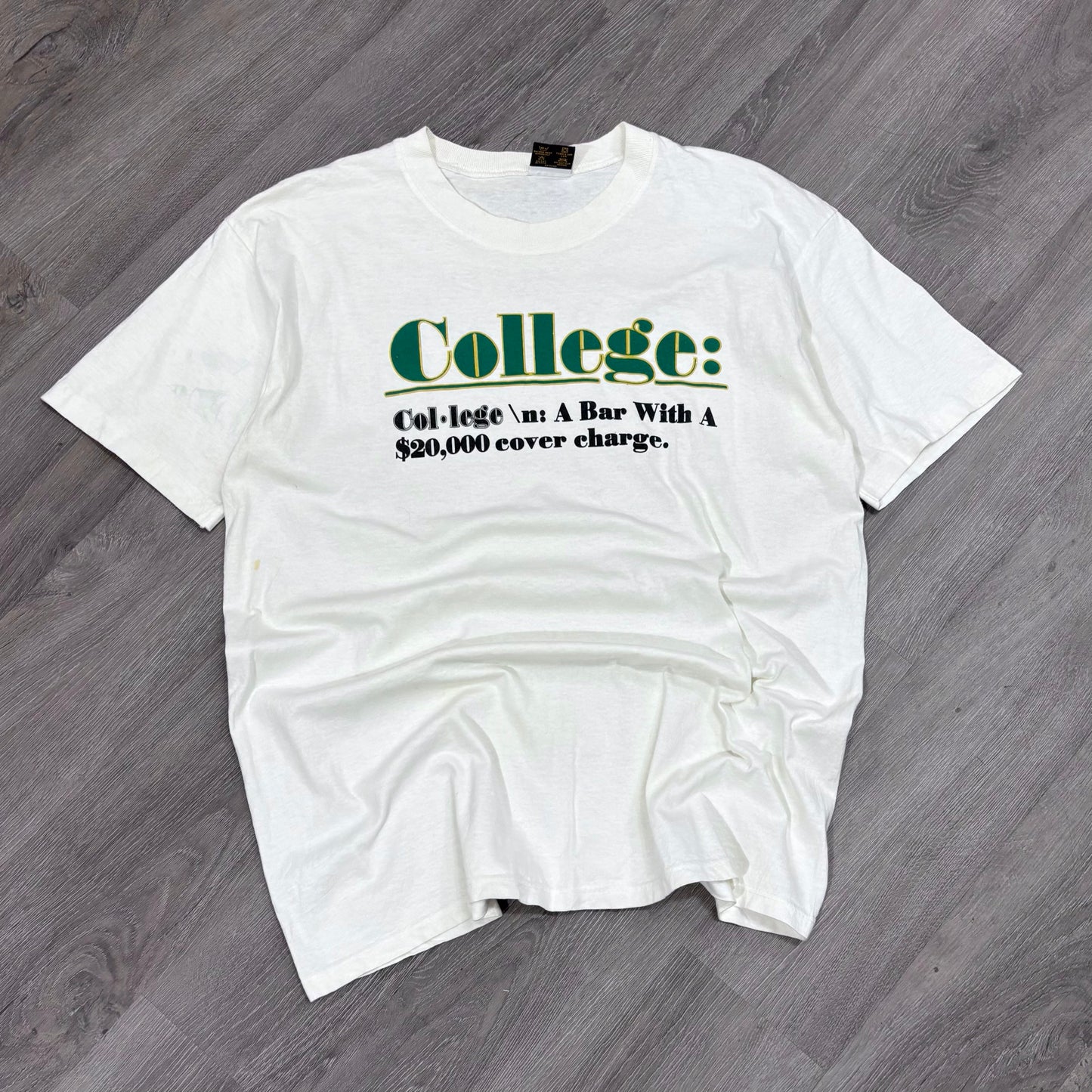 Vintage College Bar Tee