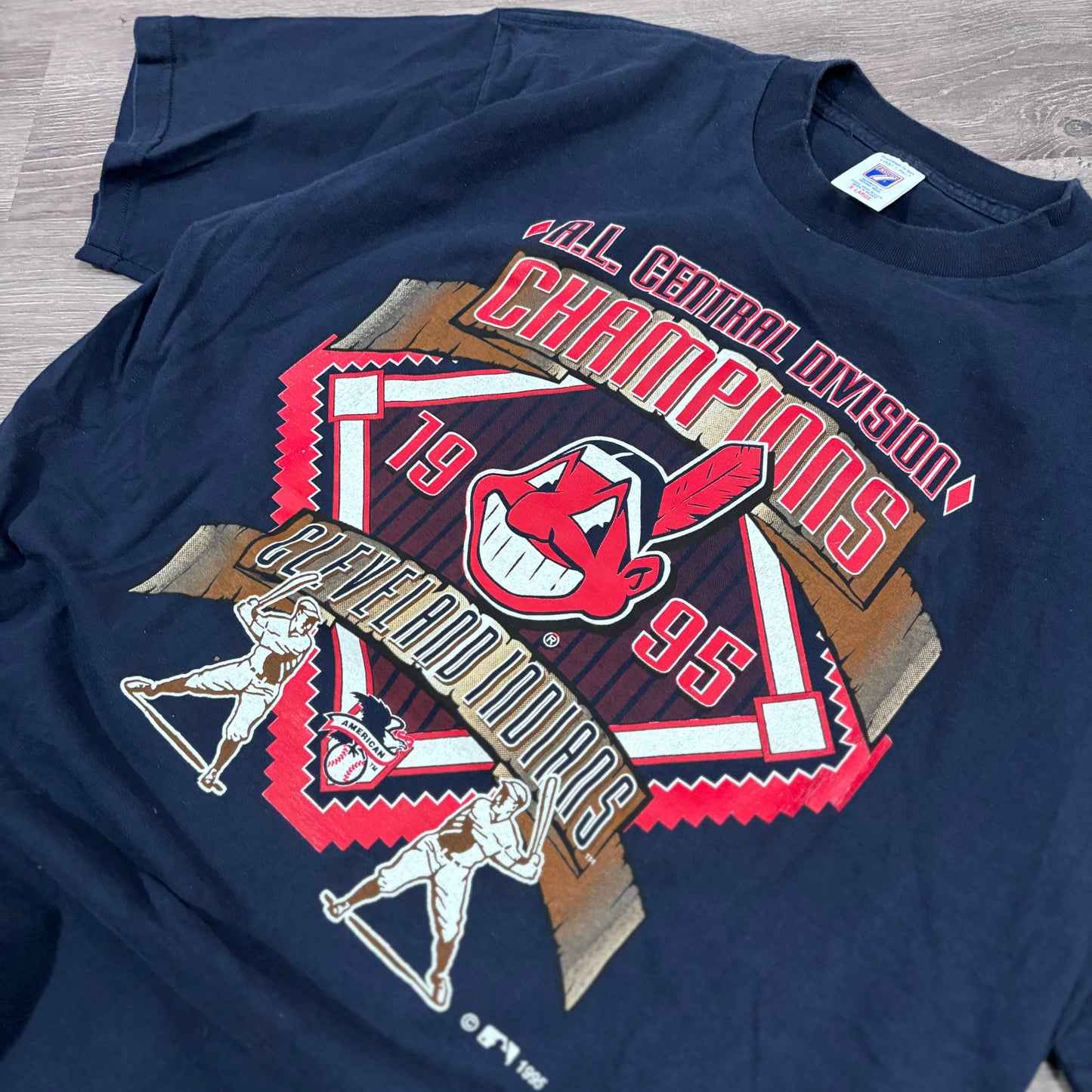Vintage Cleveland Indians Division Champs Tee