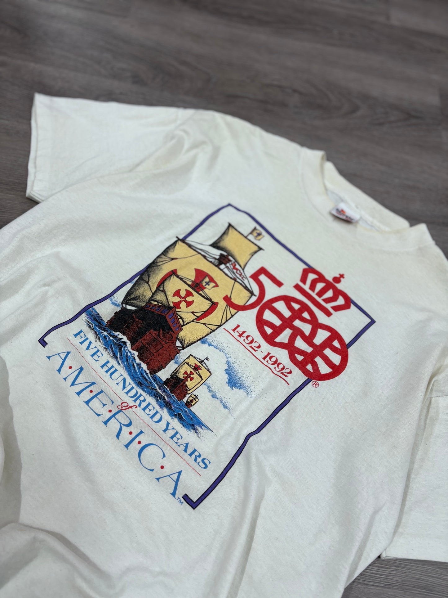 Vintage 500 Years Of America Tee
