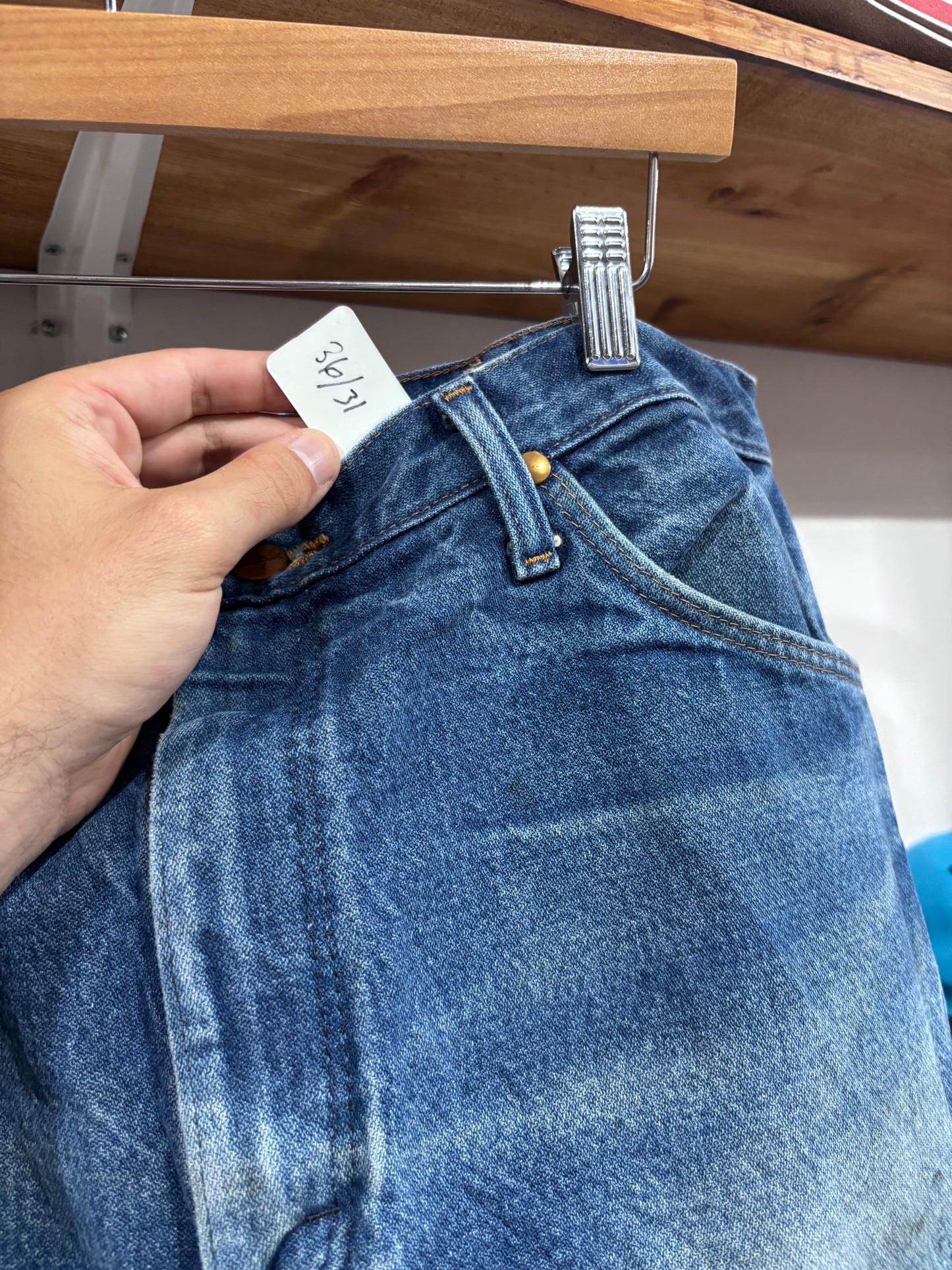 Vintage Wrangler Faded Blue Jeans