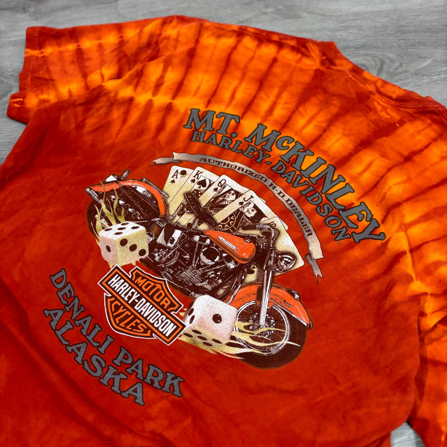 Vintage Harley Davidson Tie Dye Tee