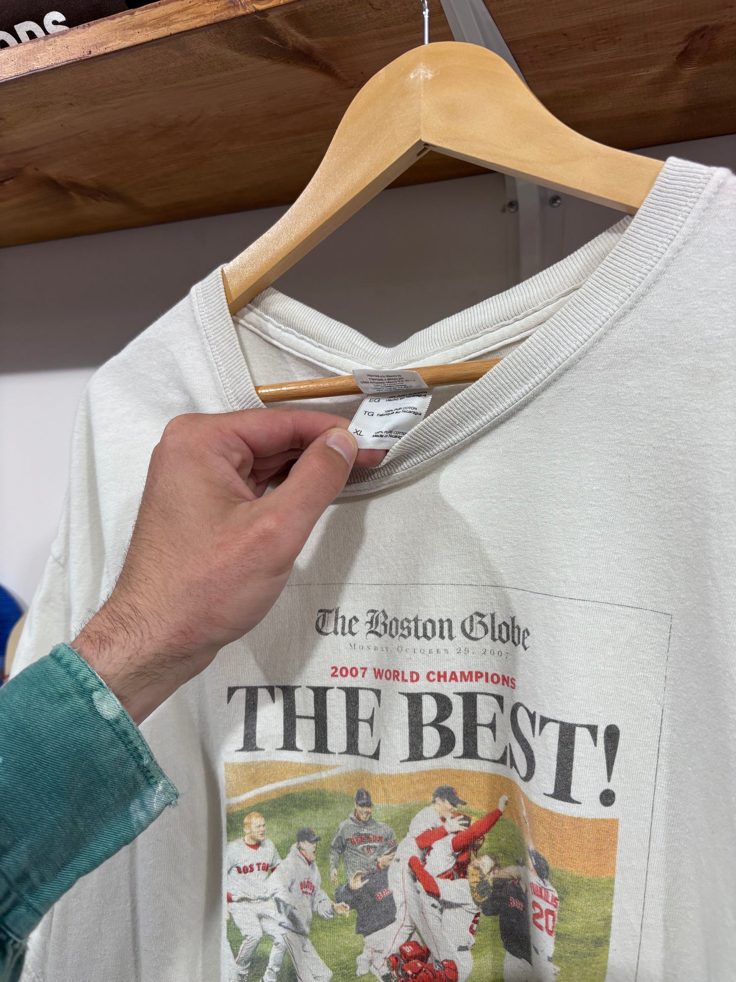 Vintage Boston Red Sox Newspaper Tee