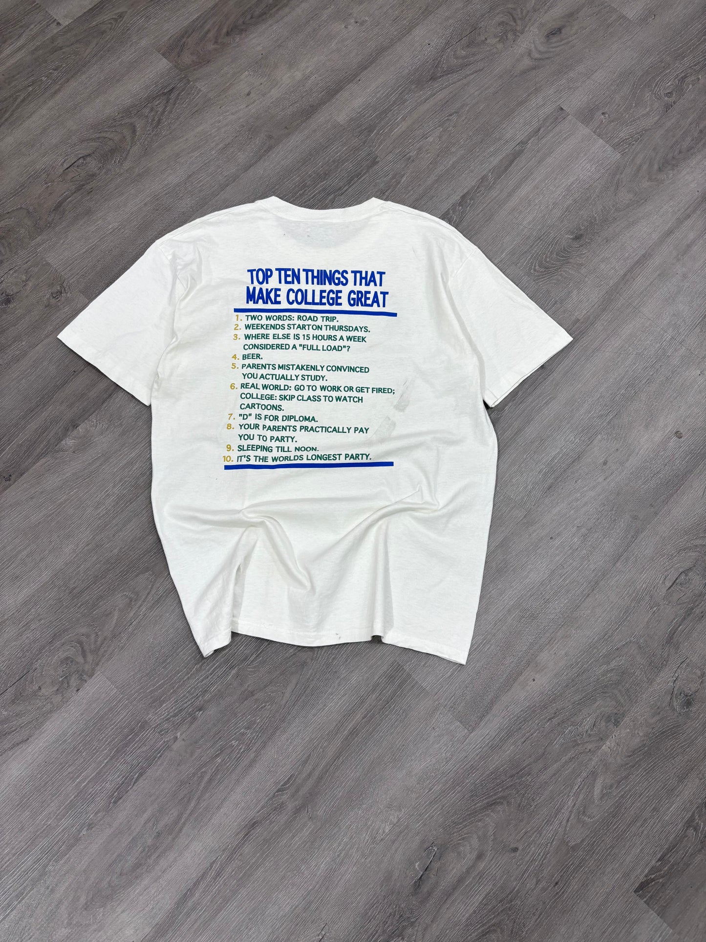Vintage College Bar Tee