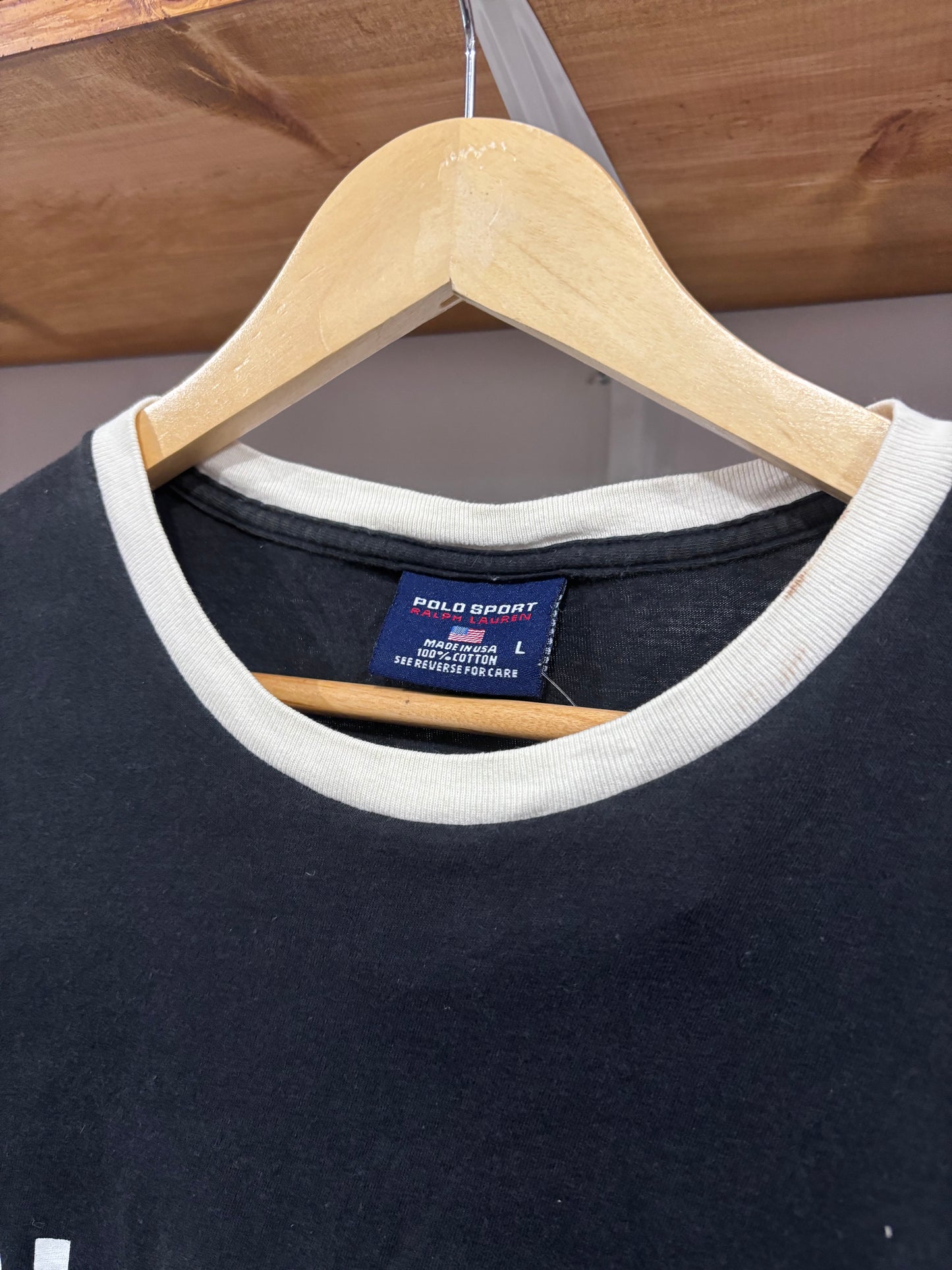 Vintage Polo Sport Spellout Tee