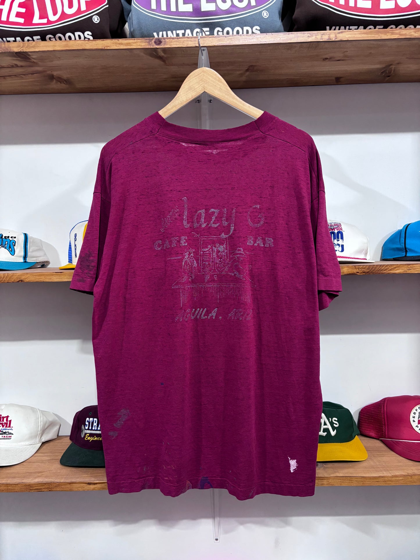 Vintage Jim’s Lazy G Cafe Distressed Tee
