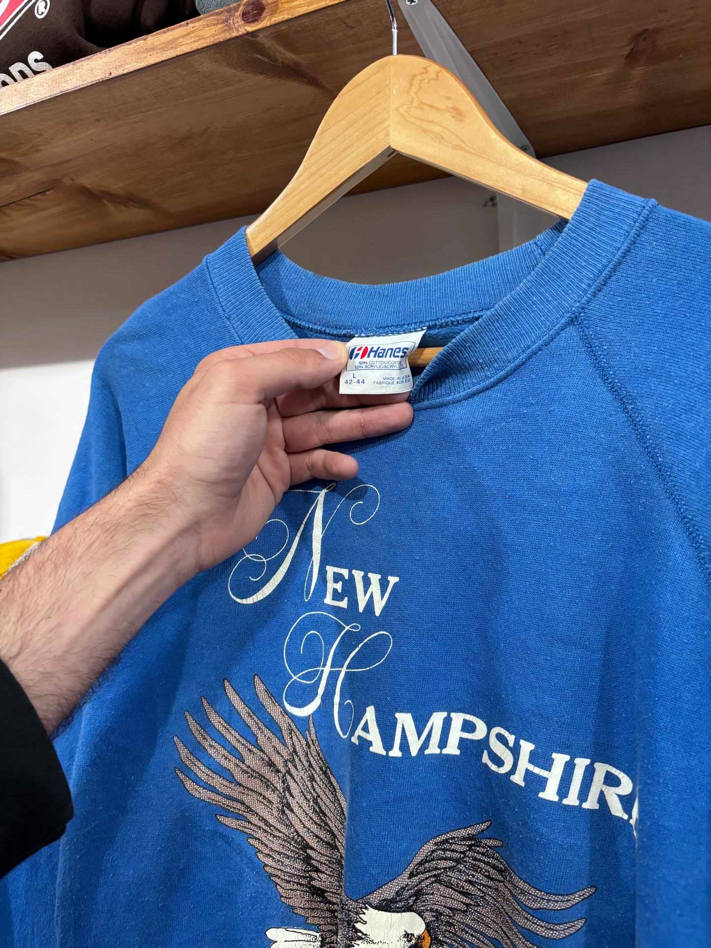 Vintage Live Free or Die New Hampshire Crewneck