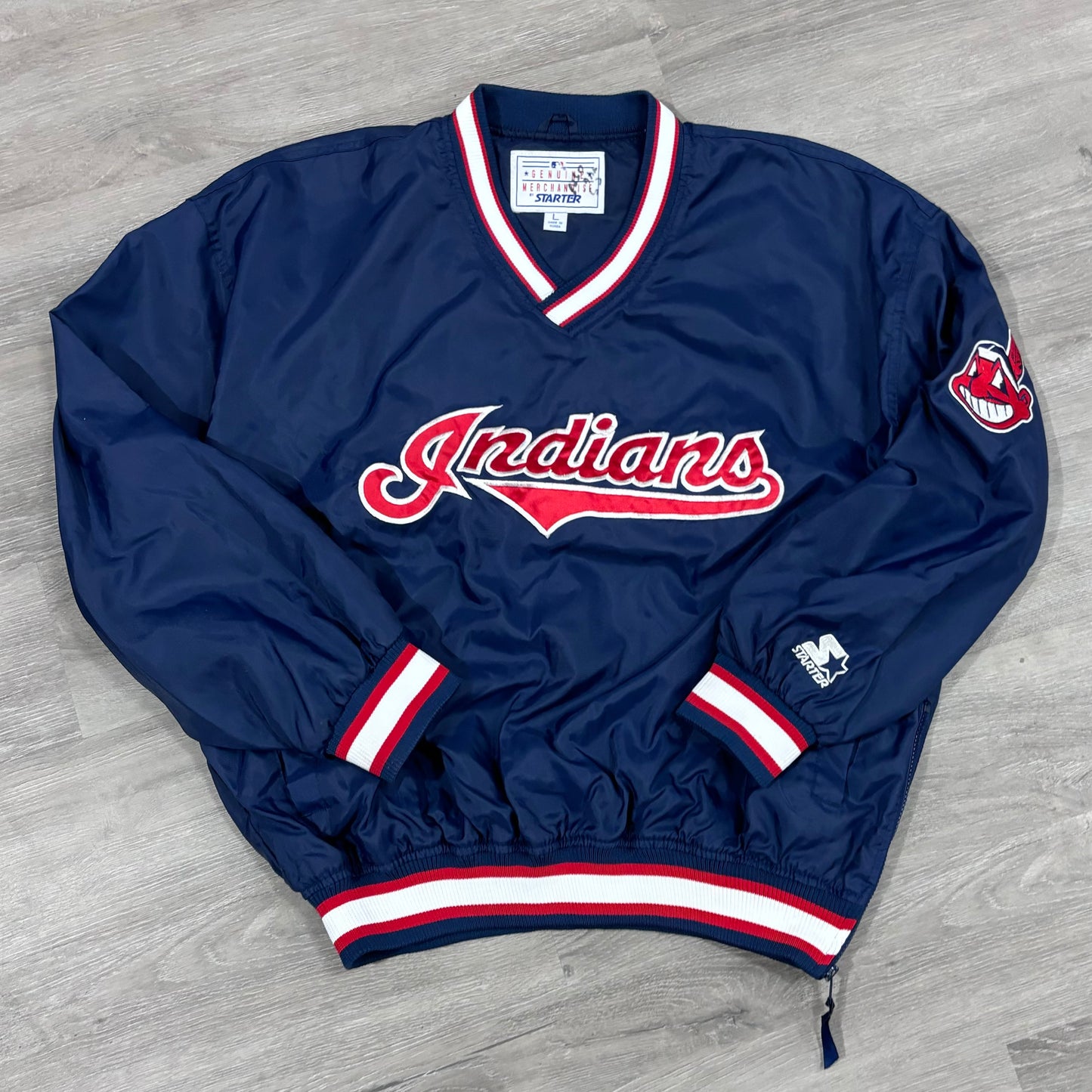 Vintage Cleveland Indians Starter Windbreaker Pullover