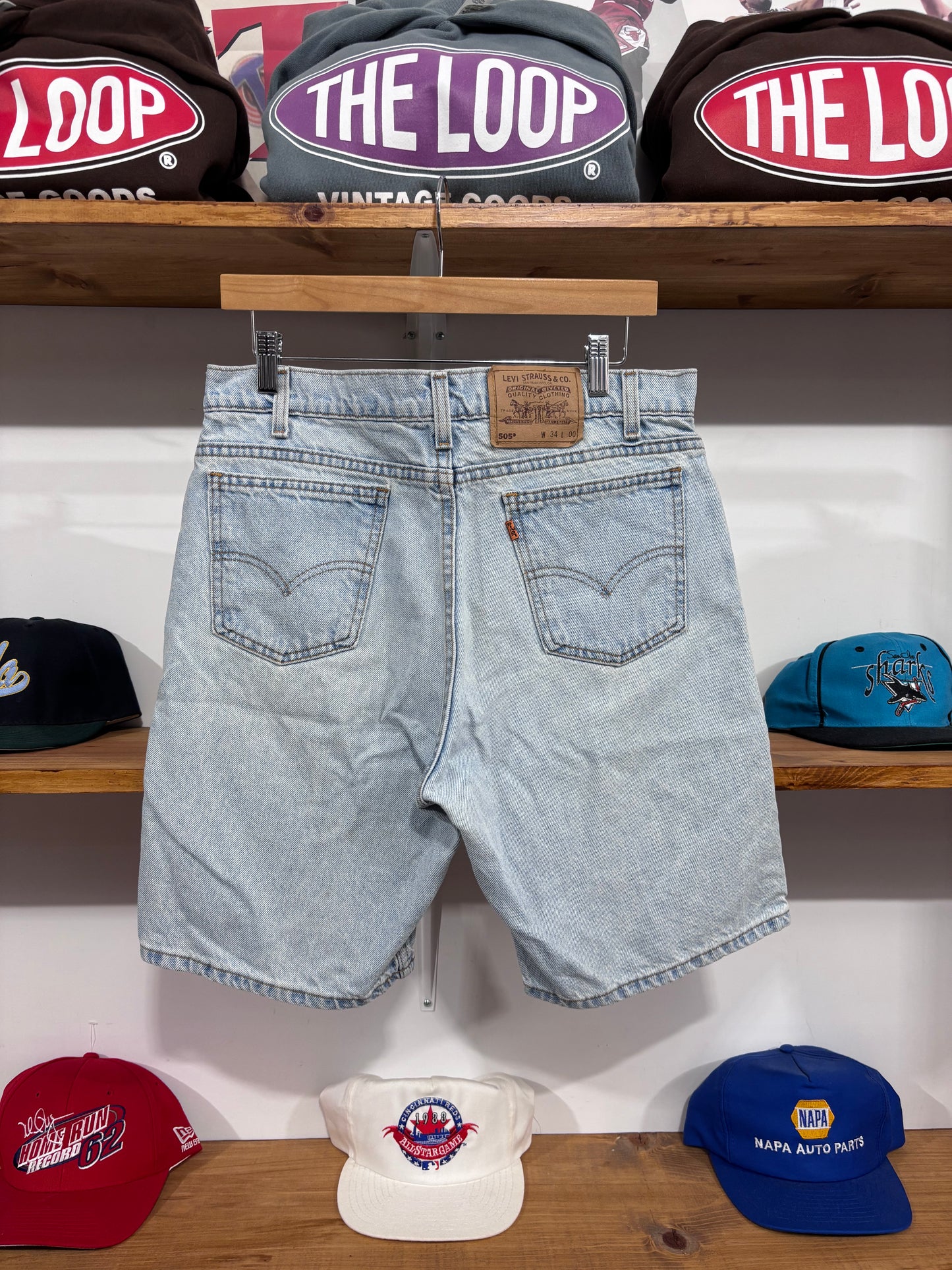 Vintage Levi’s 505 Light Wash Jorts