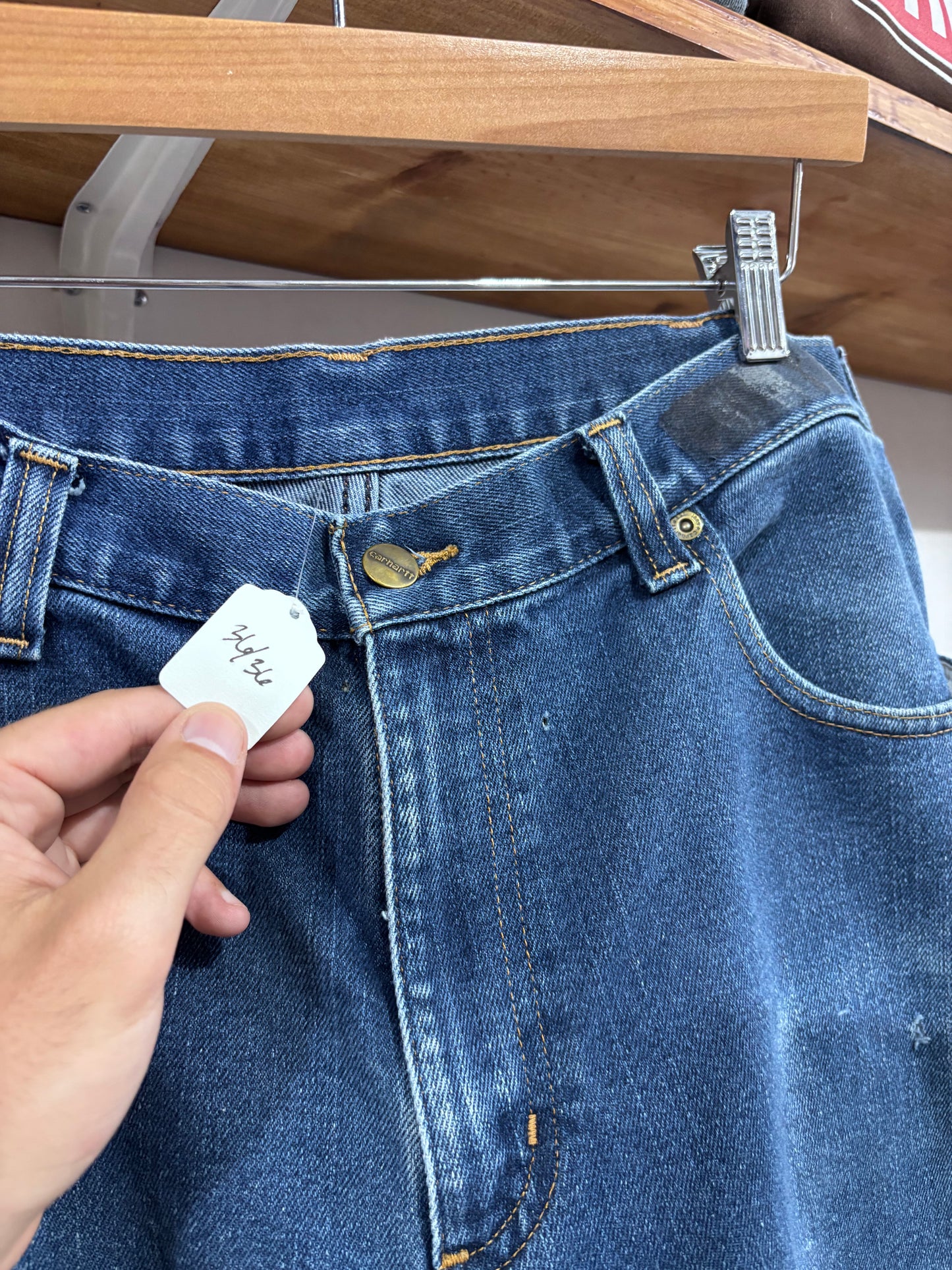 Vintage Carhartt Faded Blue Jeans