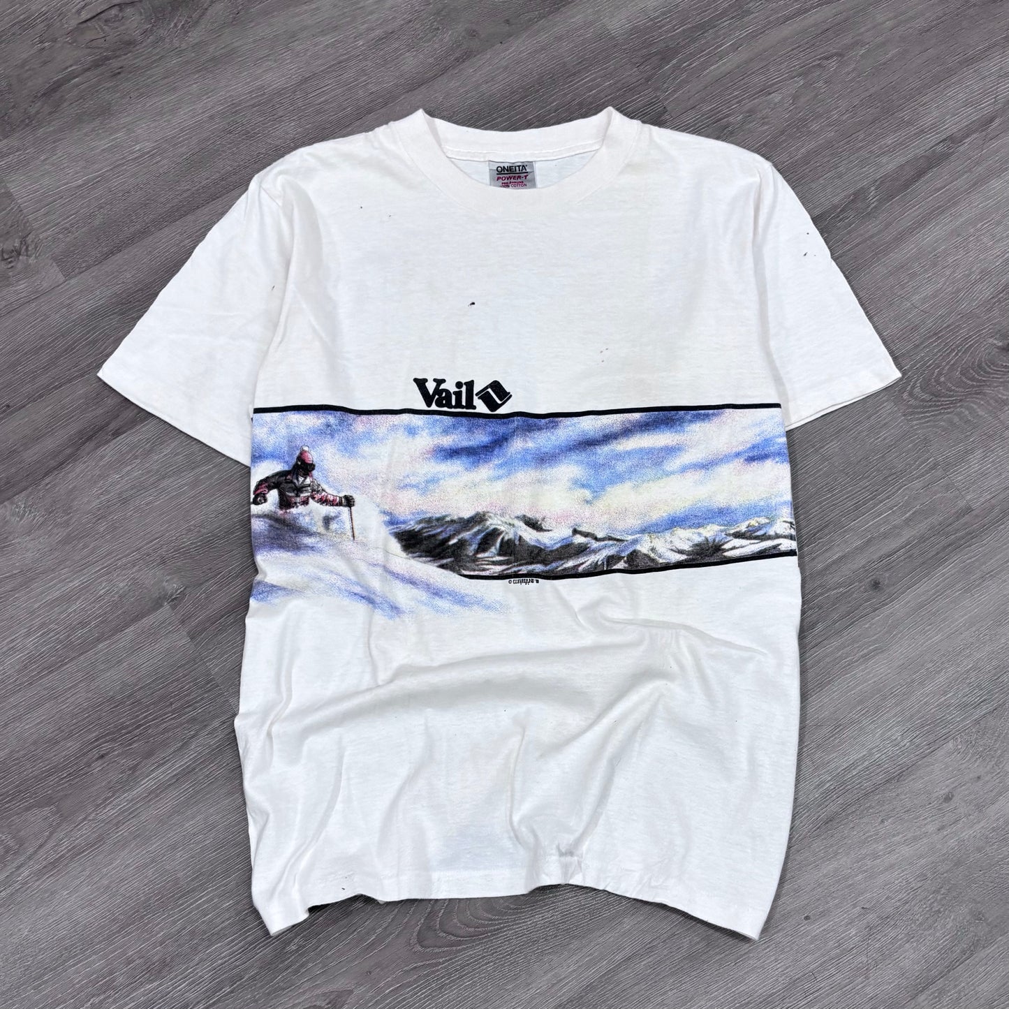 Vintage Vail Colorado Skiing Tee
