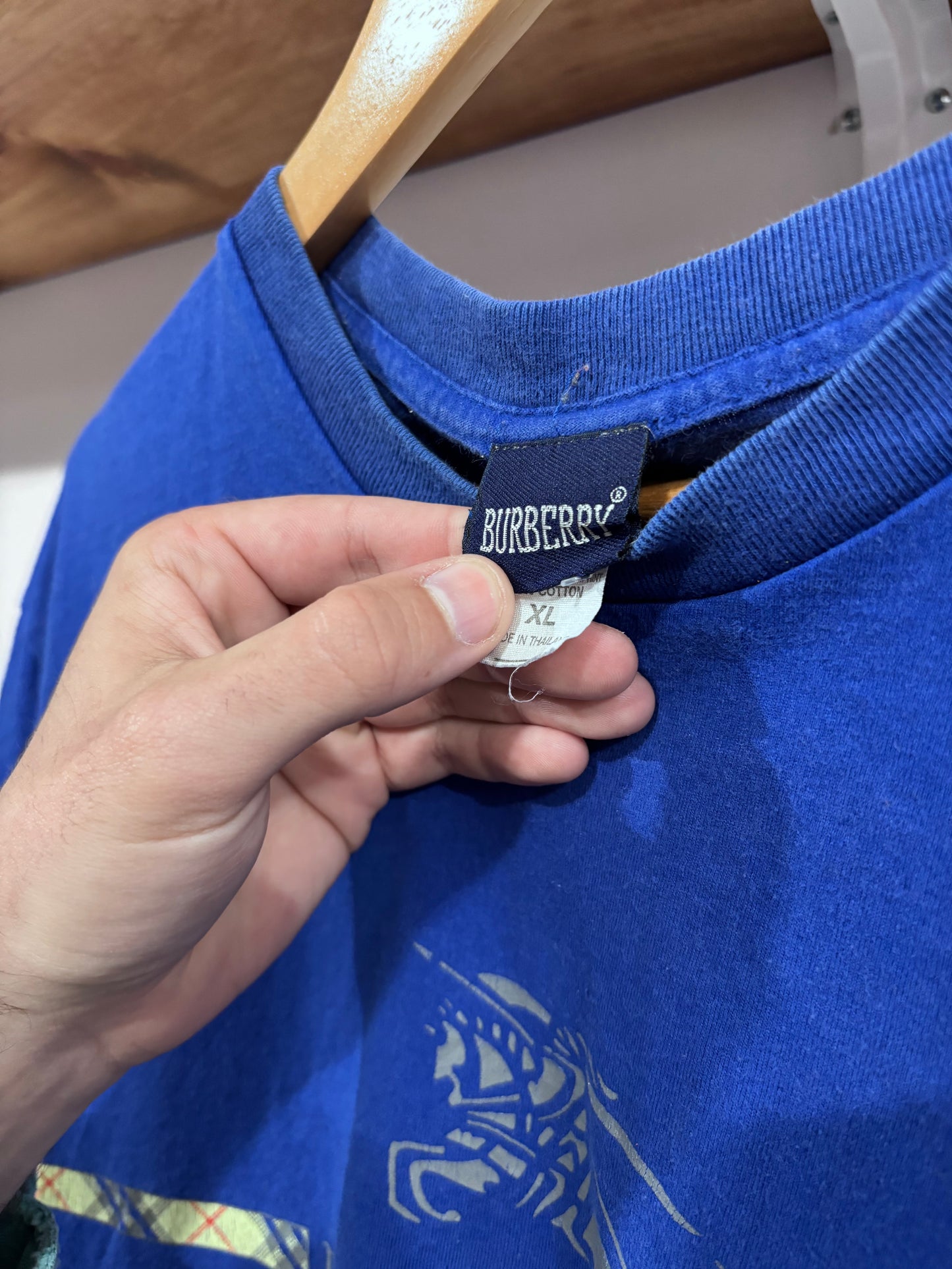 Vintage Burberry Blue Shirt