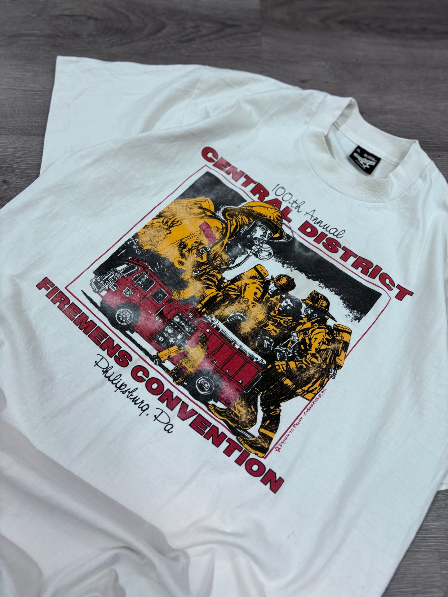 Vintage PA Firefighter Tee