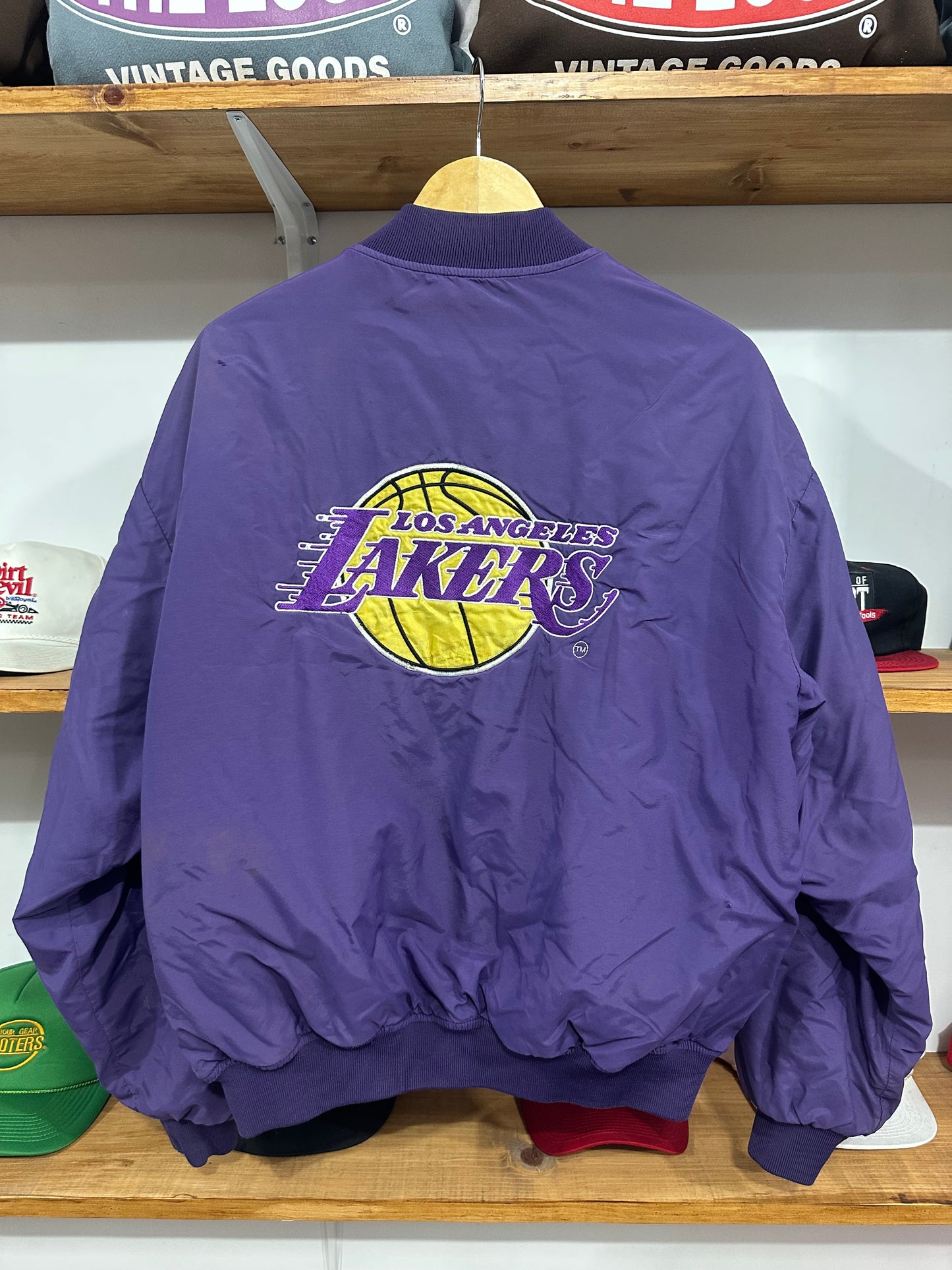 Vintage Lakers Bomber Jacket
