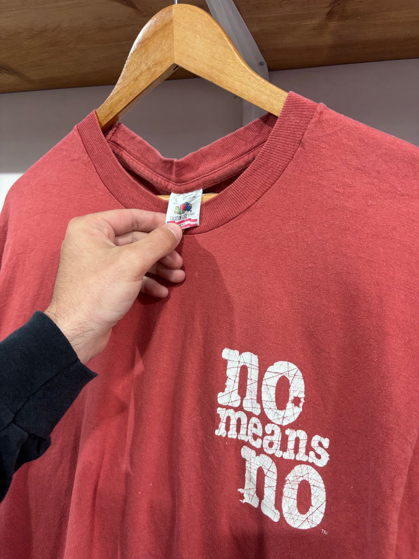 Vintage No Means No Tee