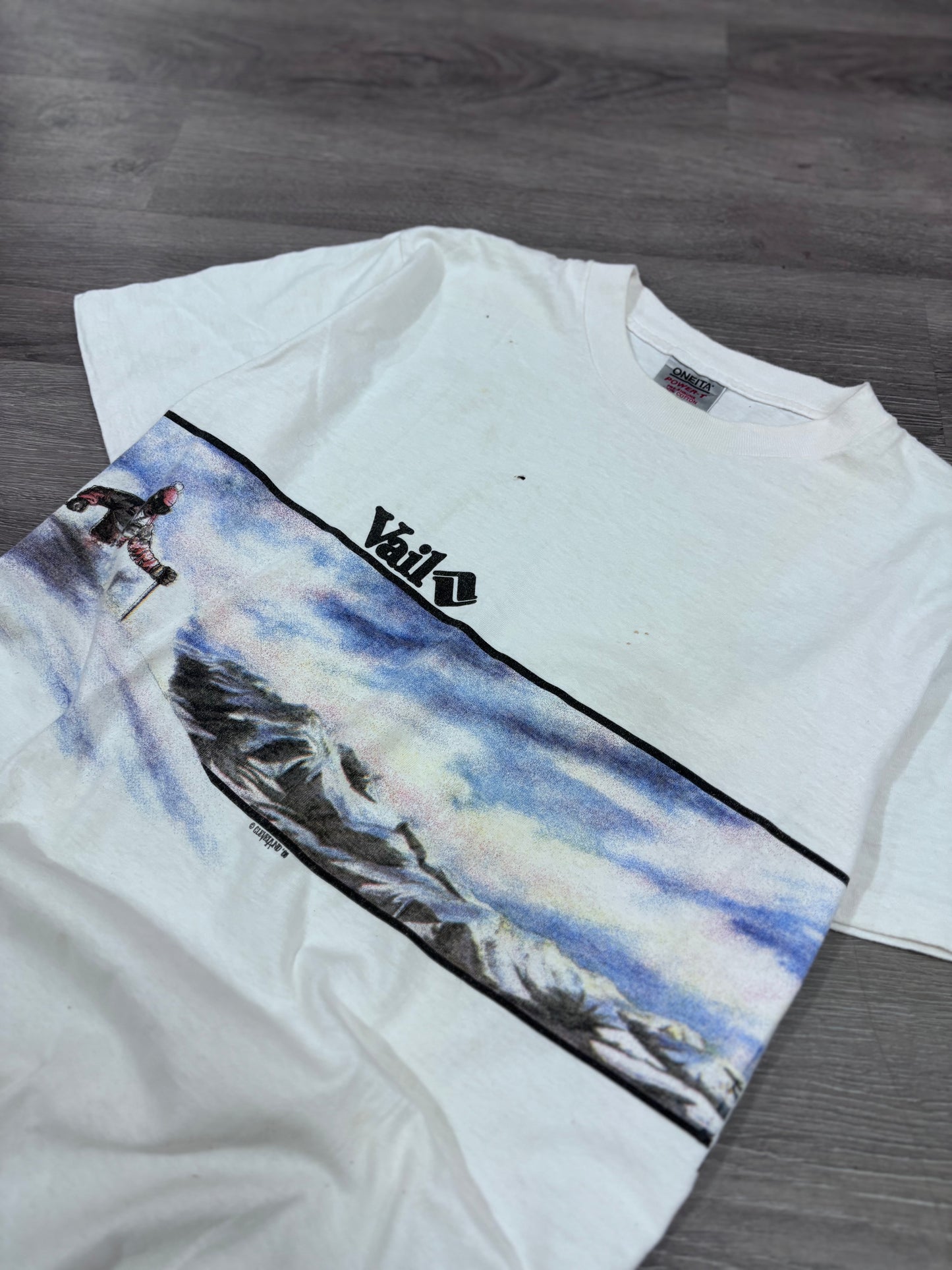 Vintage Vail Colorado Skiing Tee