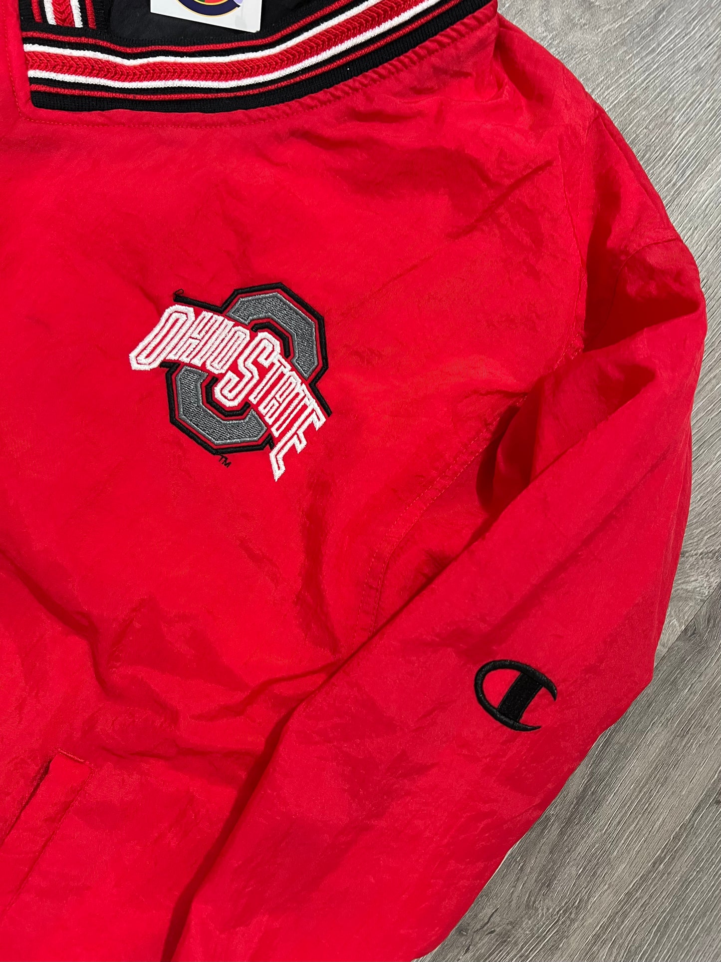 Vintage Ohio State Champion Pullover Windbreaker