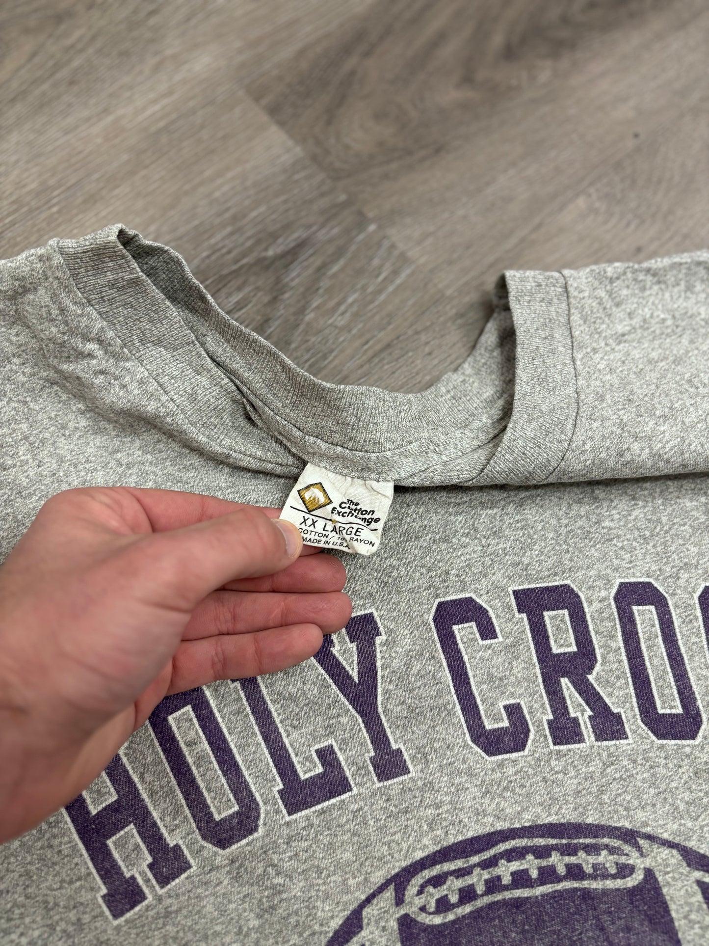 Vintage Holy Cross Football Tee