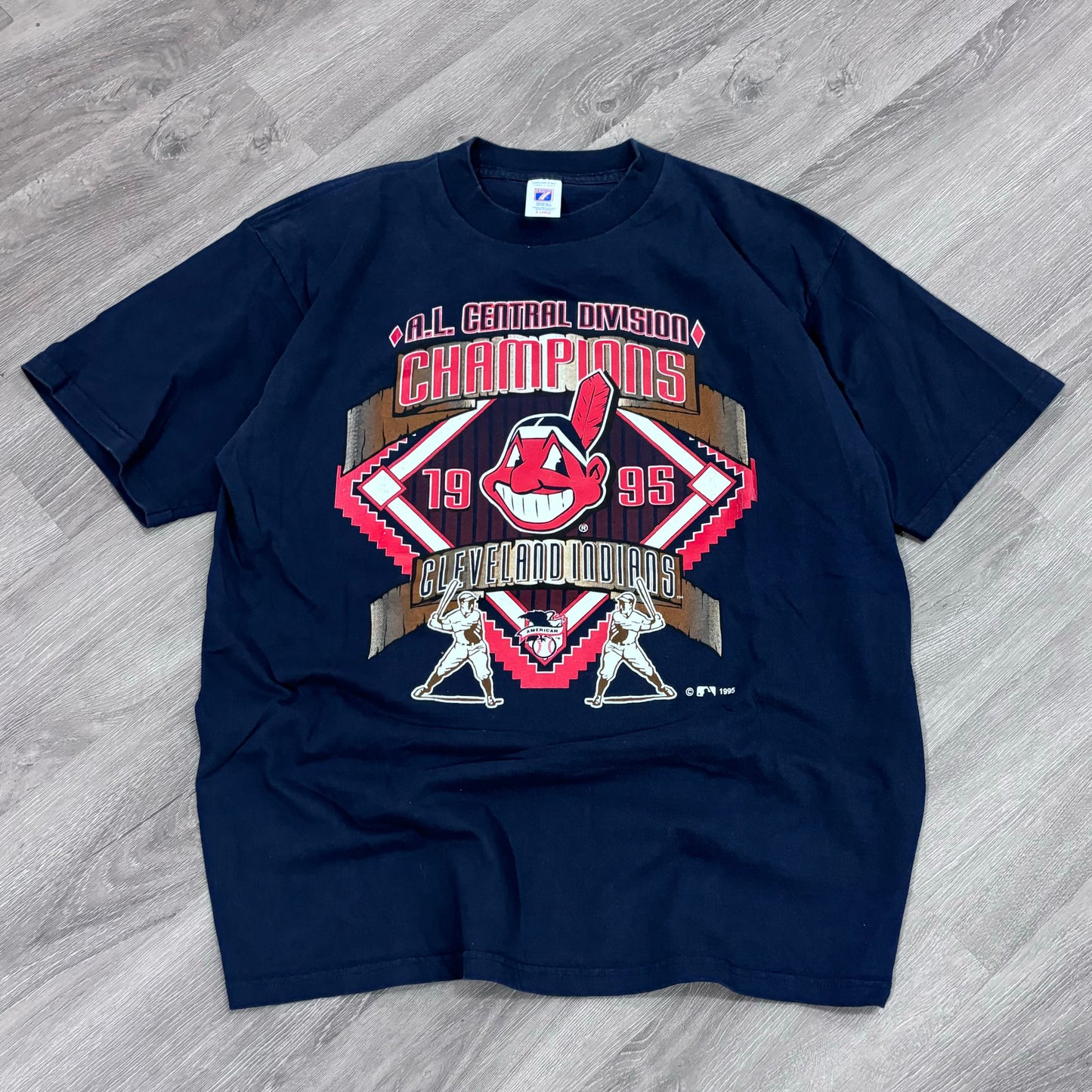 Vintage Cleveland Indians Division Champs Tee