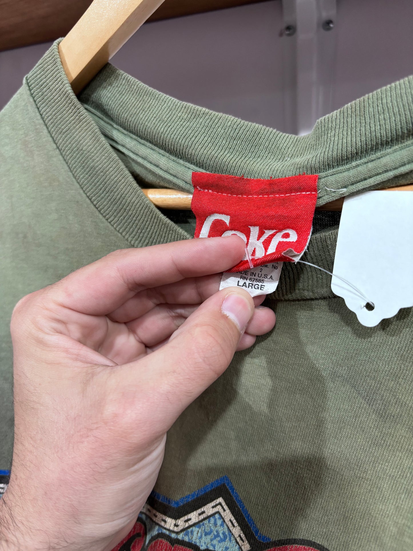 Vintage Coca Cola Distressed Tee
